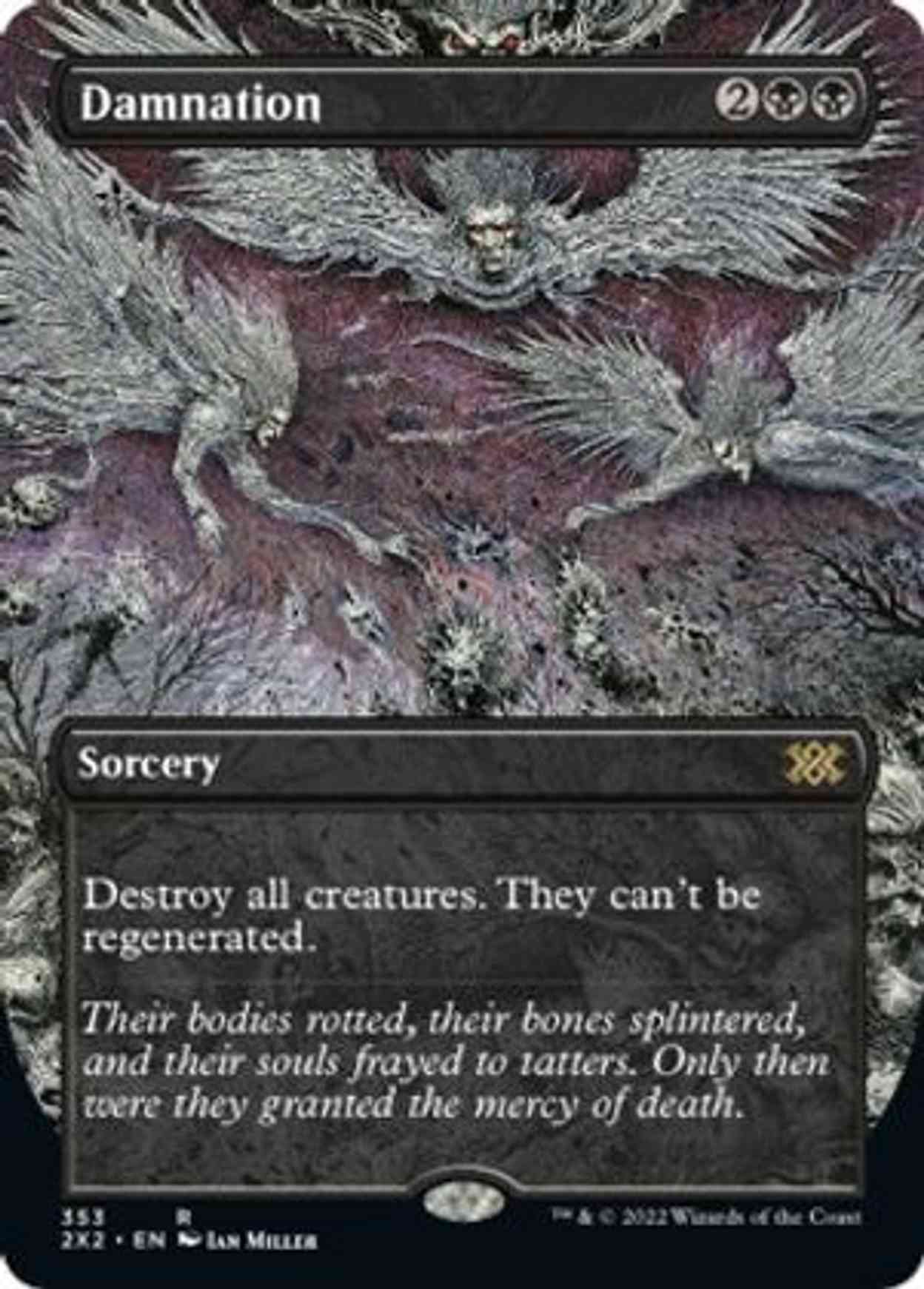 Damnation (Borderless) magic card front