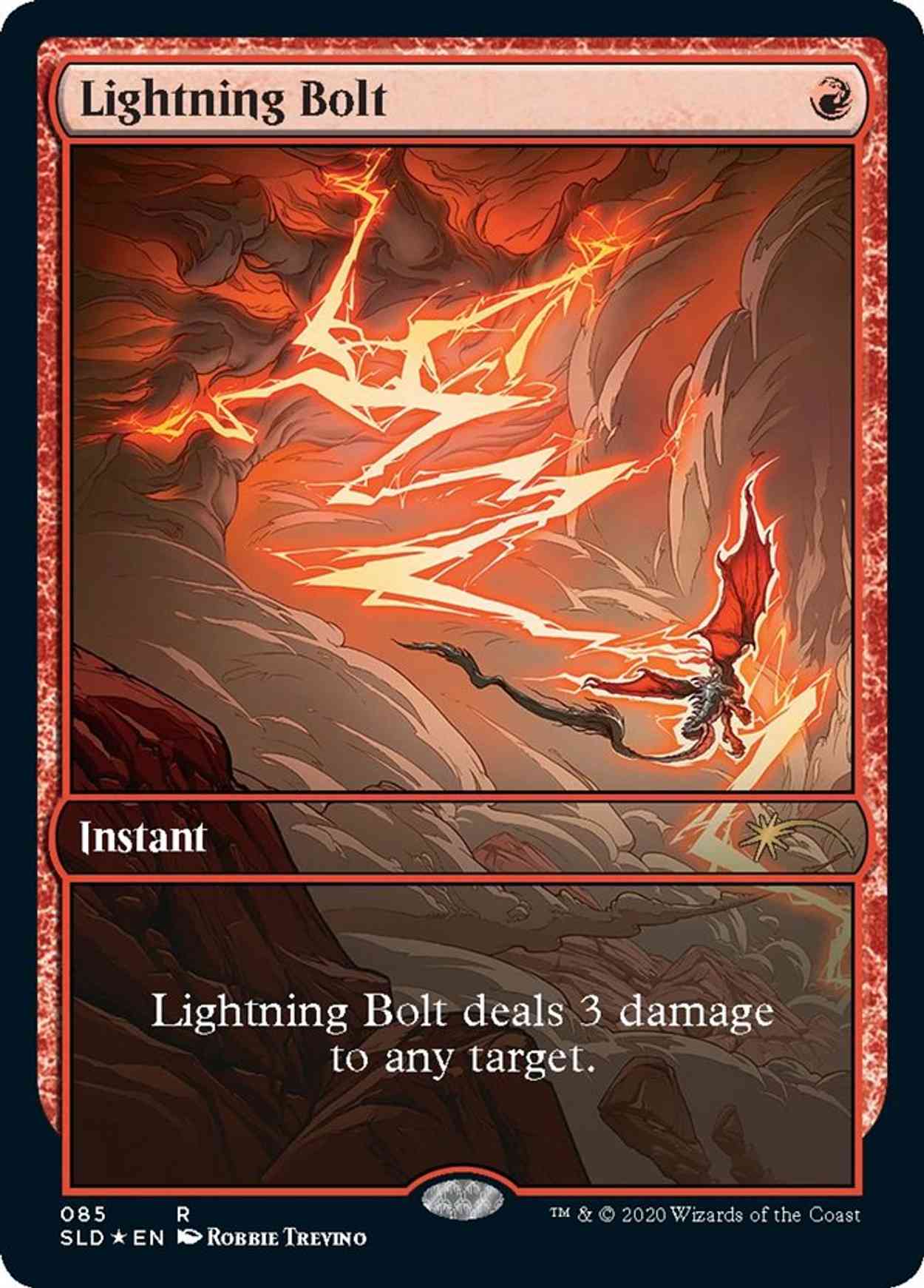 Lightning Bolt (85) magic card front