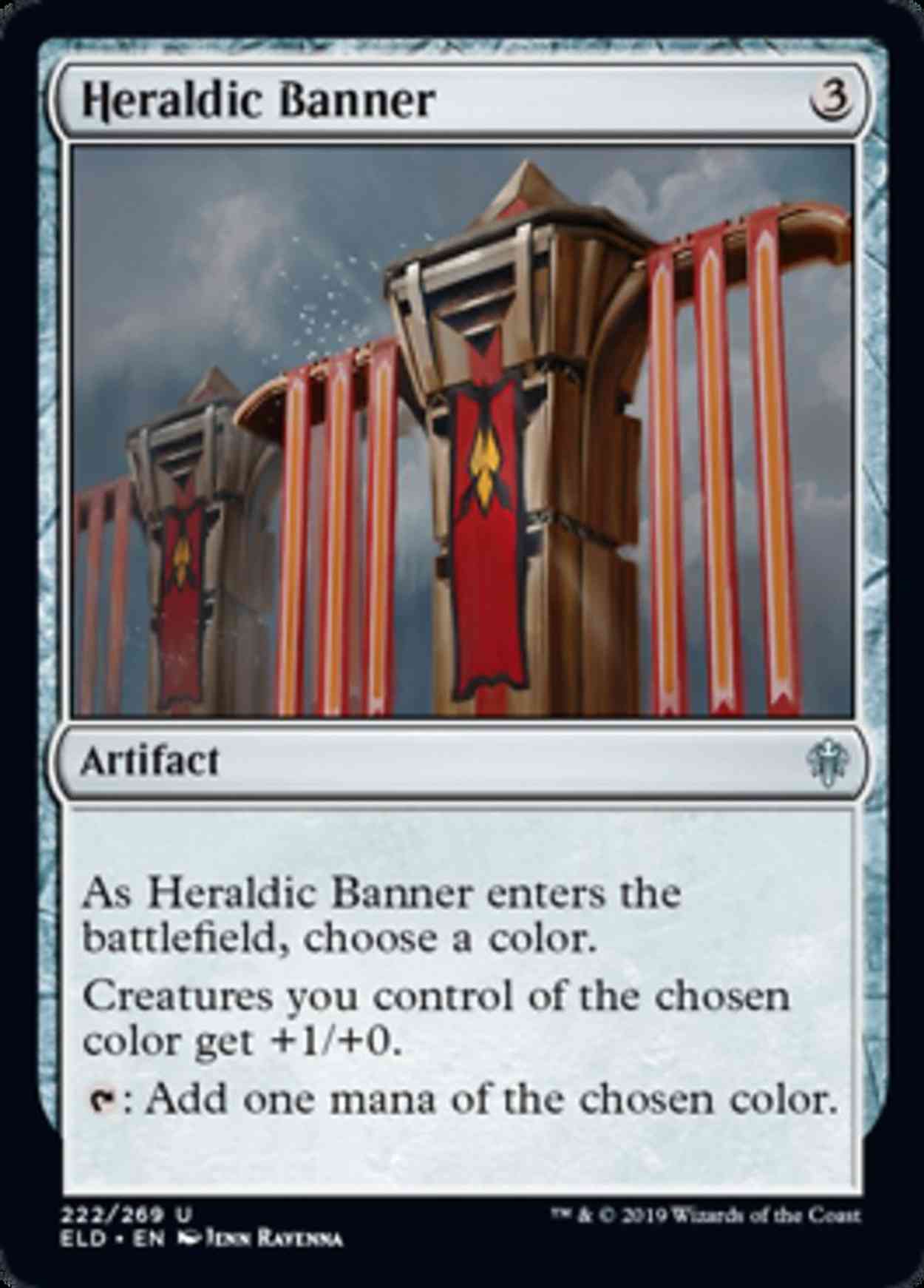 Heraldic Banner magic card front
