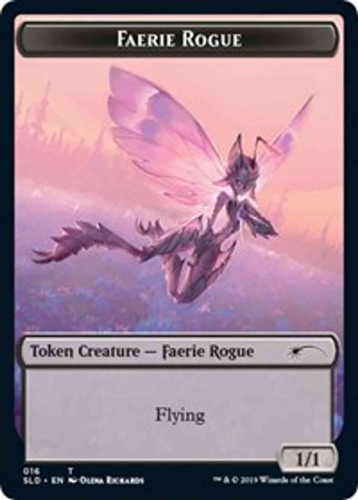 Faerie Rogue Token (16) magic card front