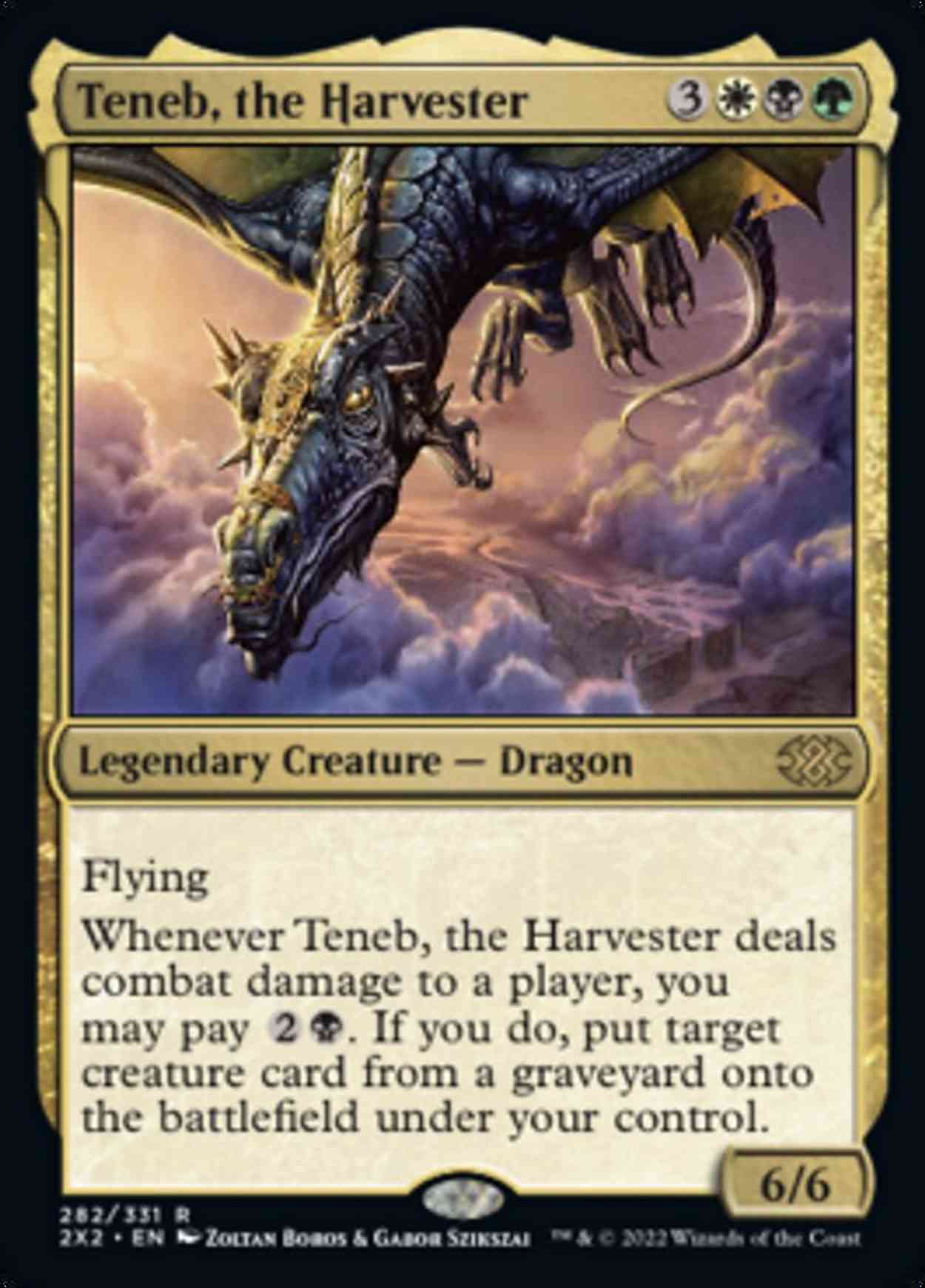 Teneb, the Harvester magic card front