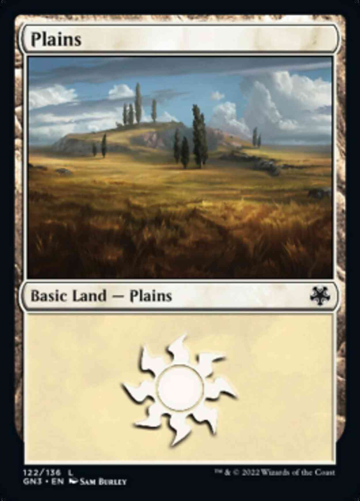 Plains (122) magic card front
