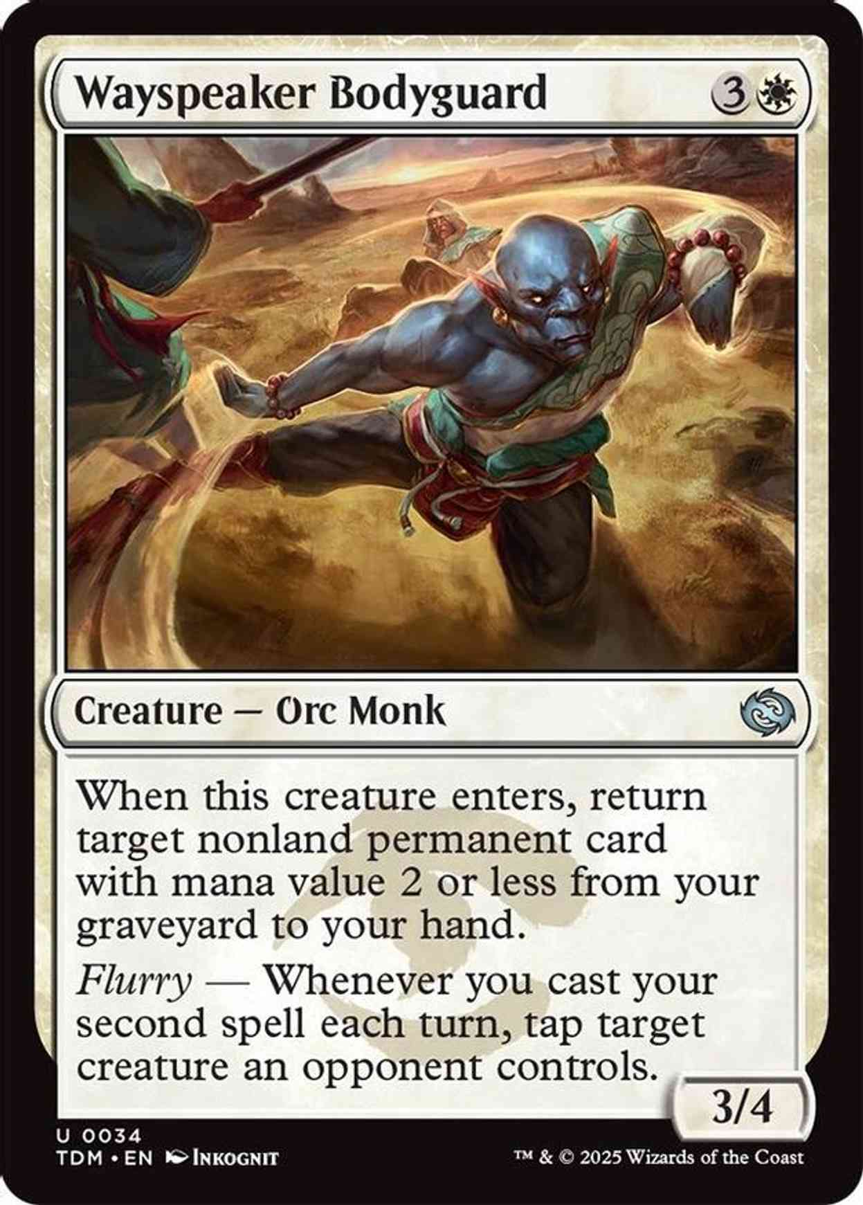 Wayspeaker Bodyguard magic card front