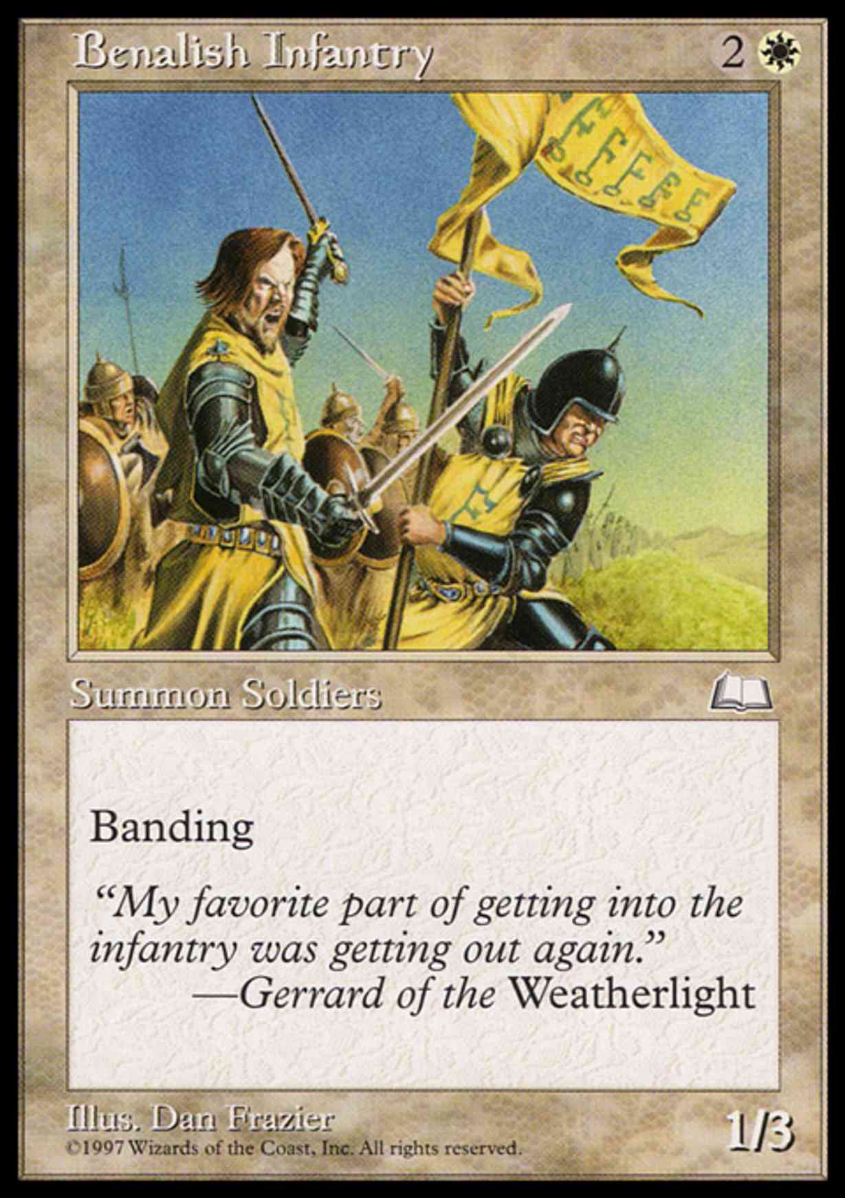 Benalish Infantry magic card front