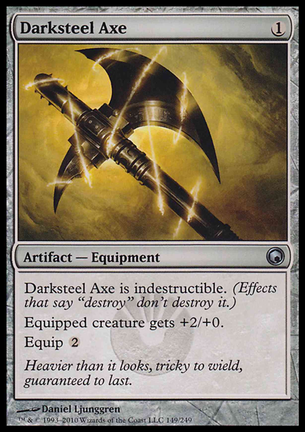 Darksteel Axe magic card front