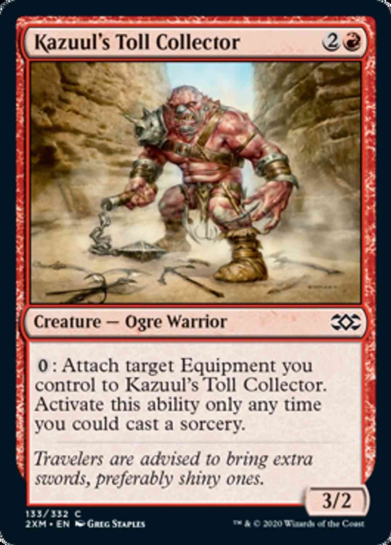 Kazuul's Toll Collector magic card front