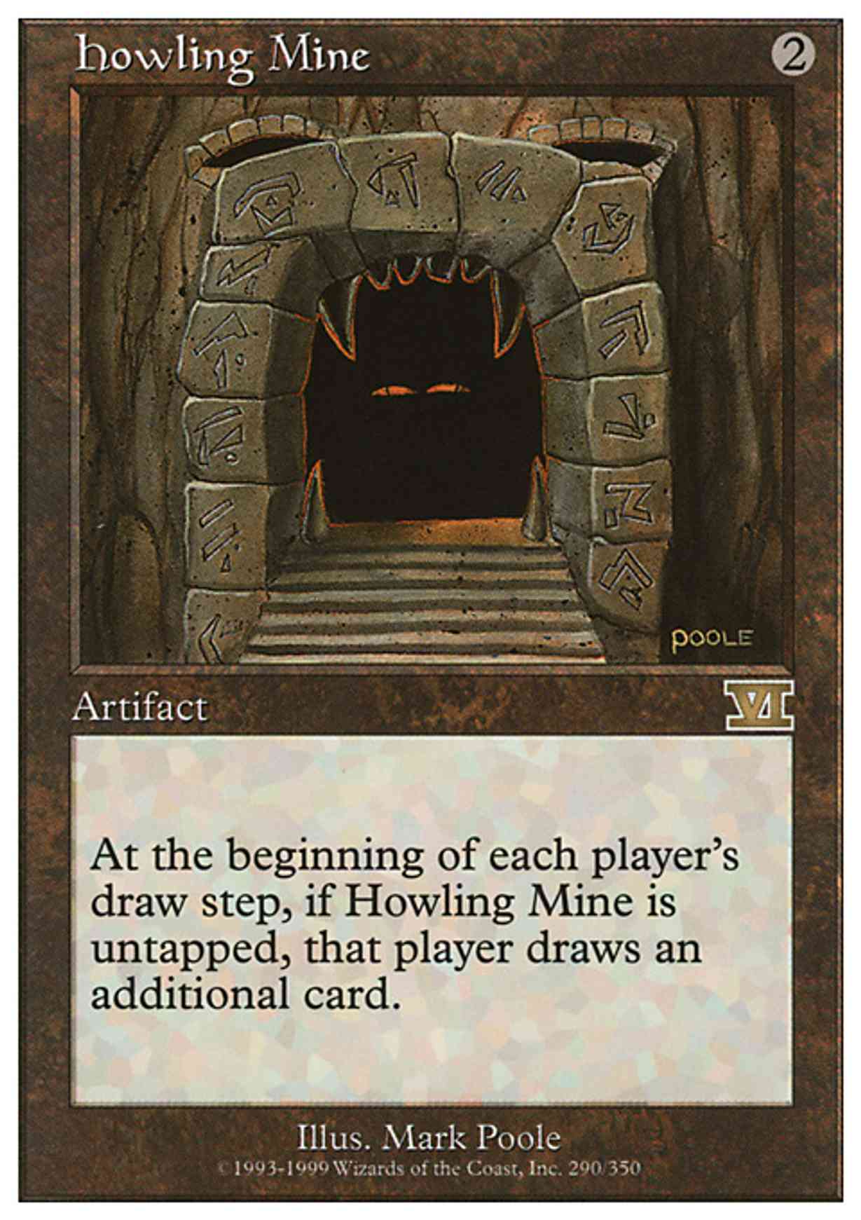 Howling Mine magic card front