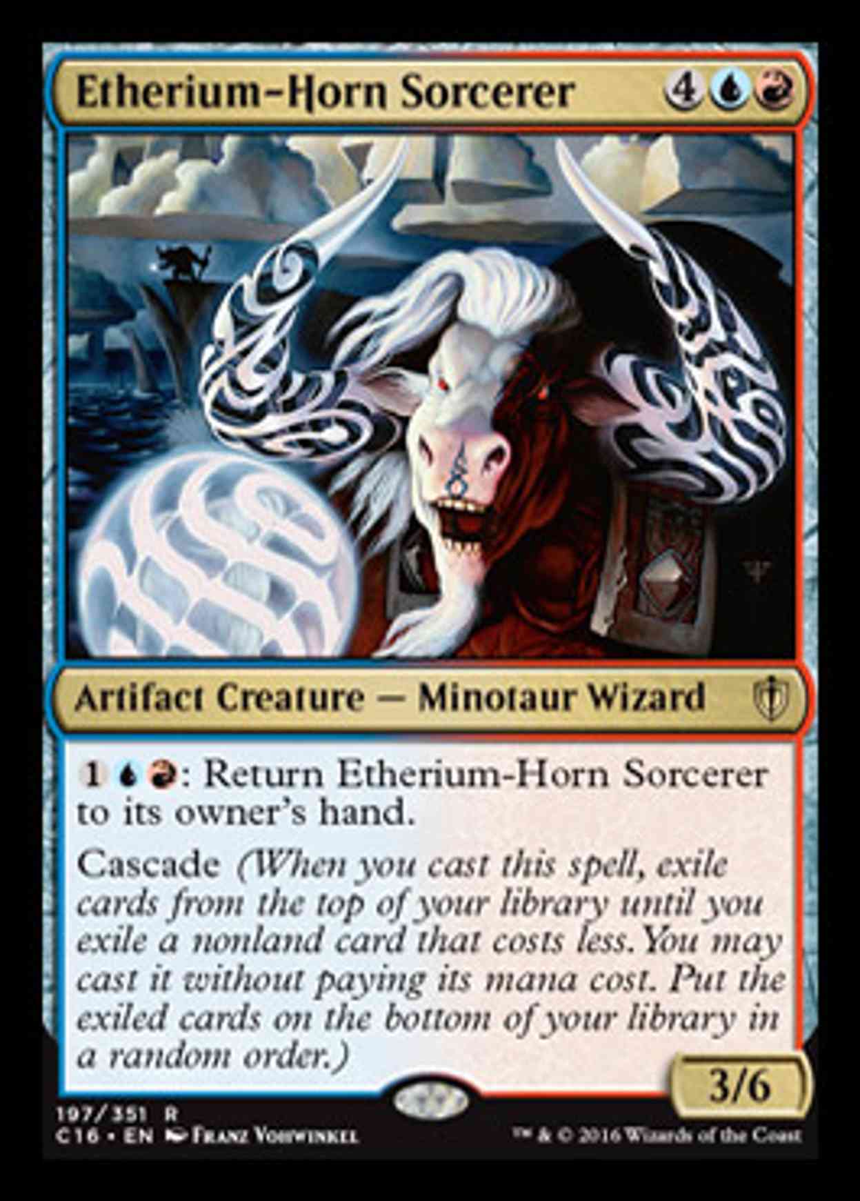 Etherium-Horn Sorcerer magic card front