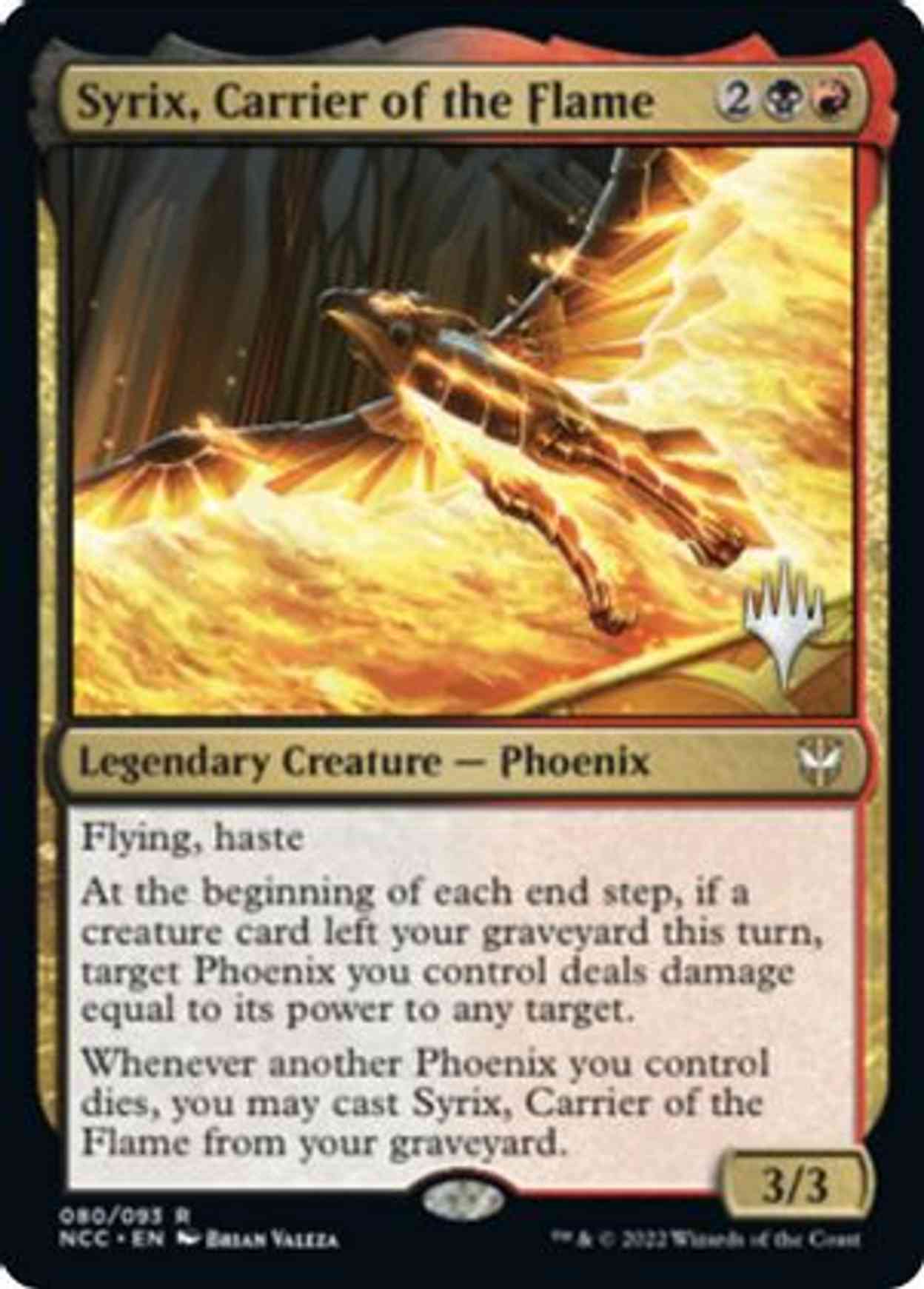 Syrix, Carrier of the Flame magic card front