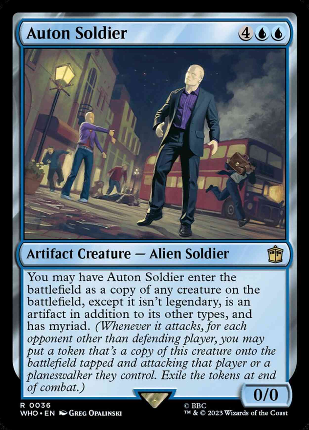 Auton Soldier magic card front