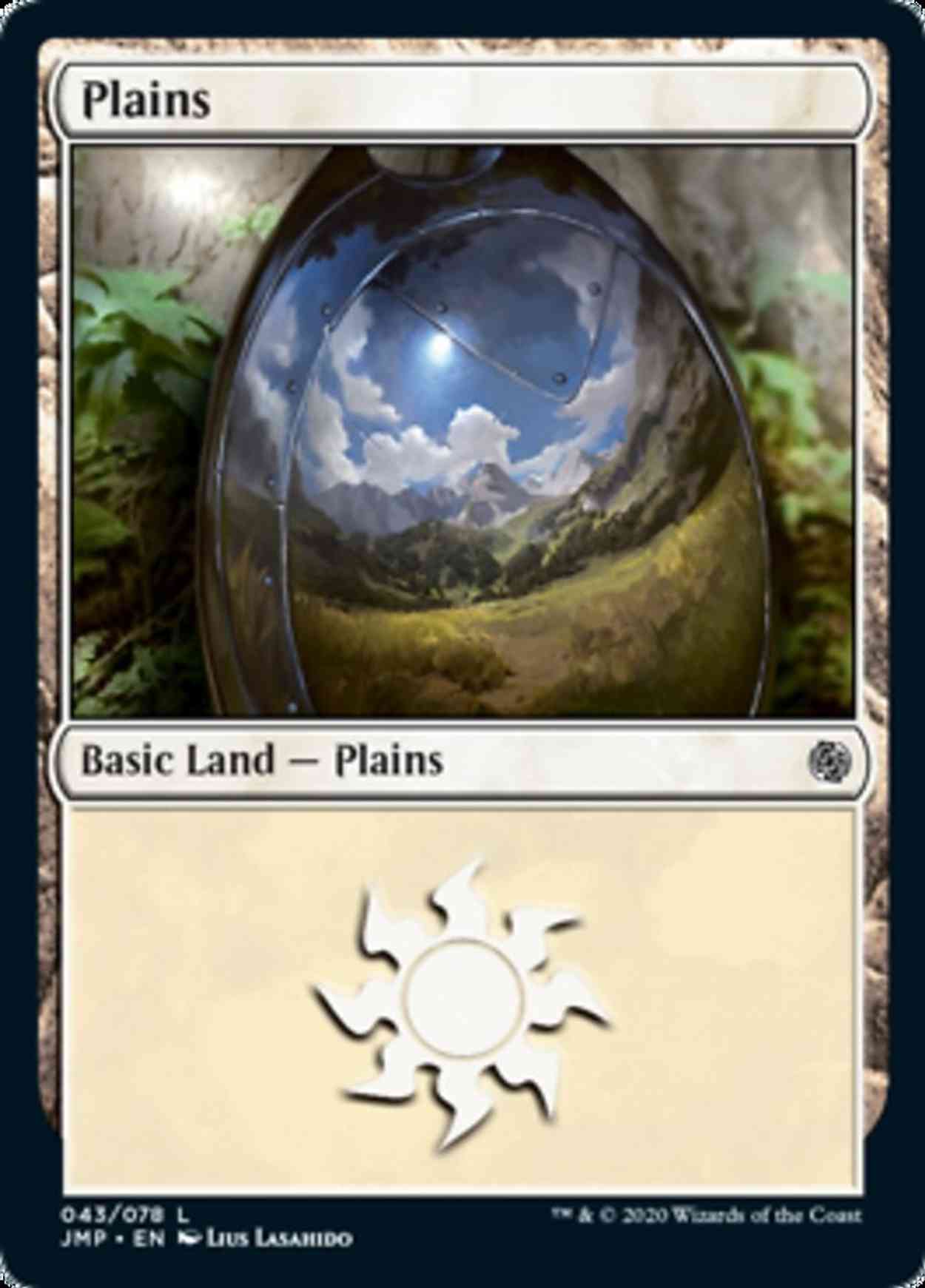 Plains (43) magic card front