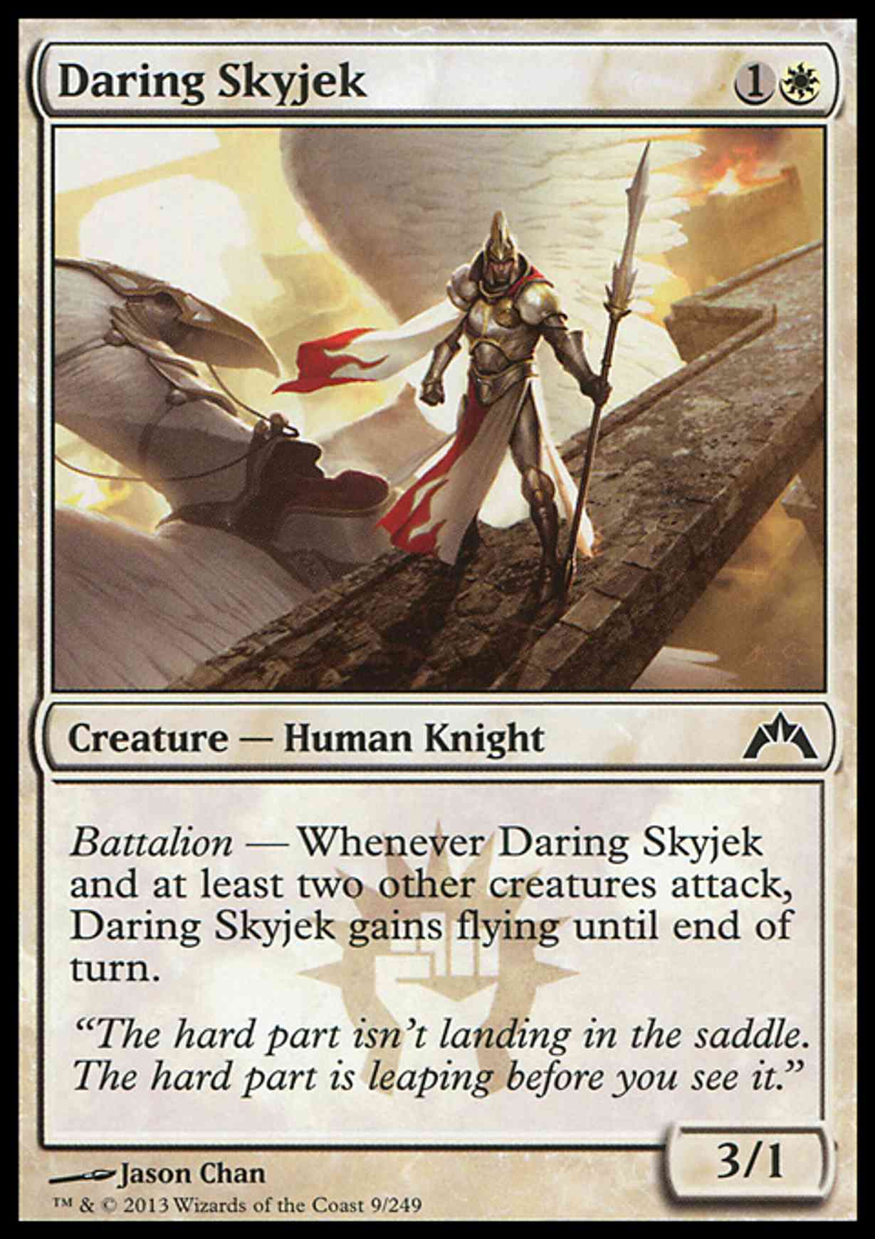 Daring Skyjek magic card front