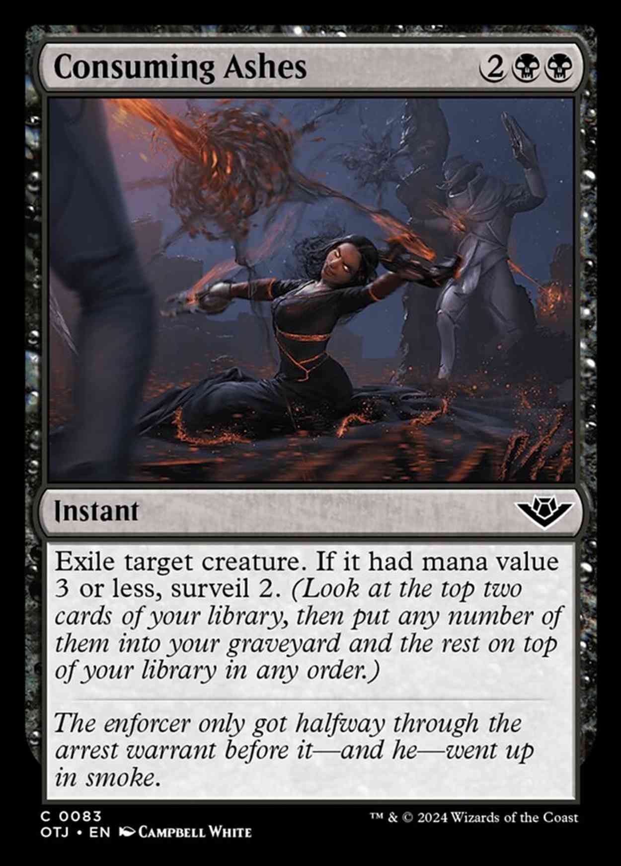 Consuming Ashes magic card front