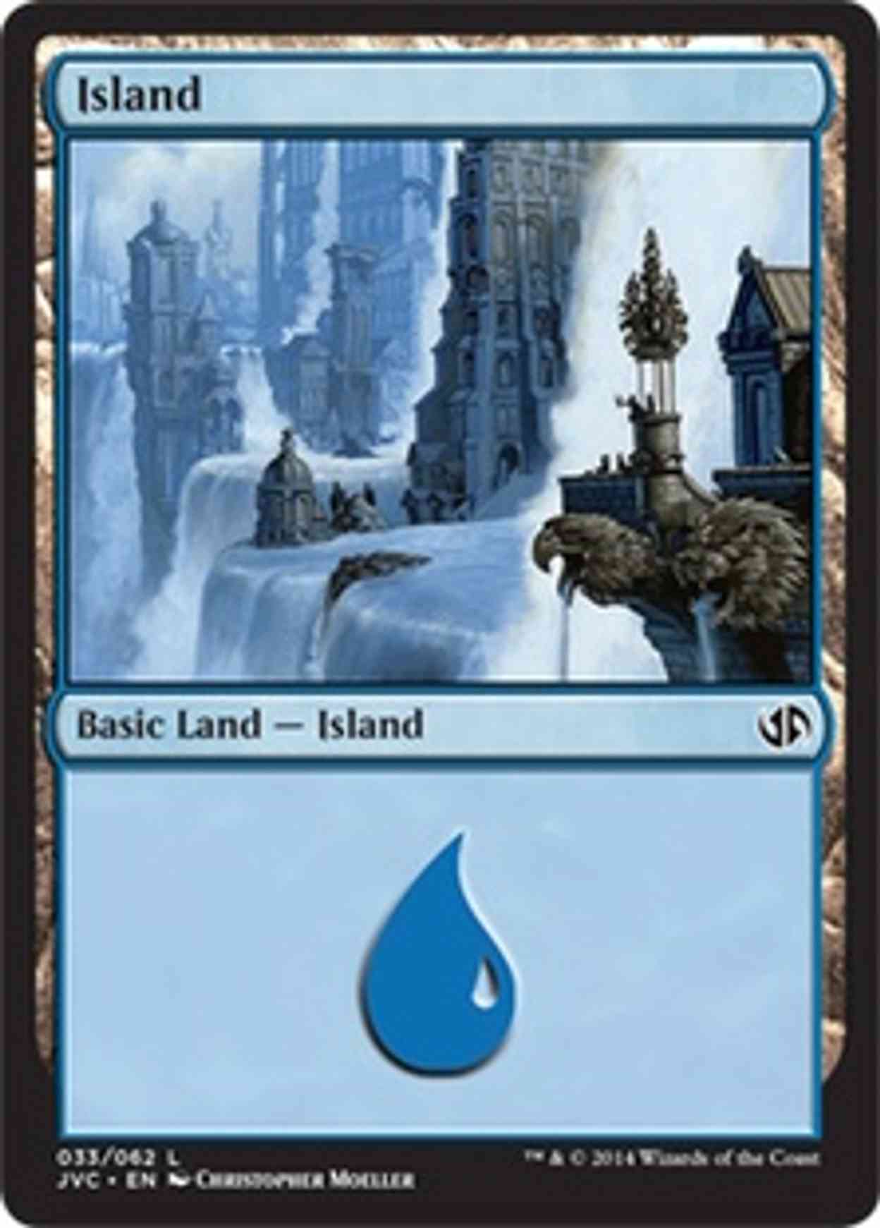 Island (33) (Jace vs. Chandra) magic card front