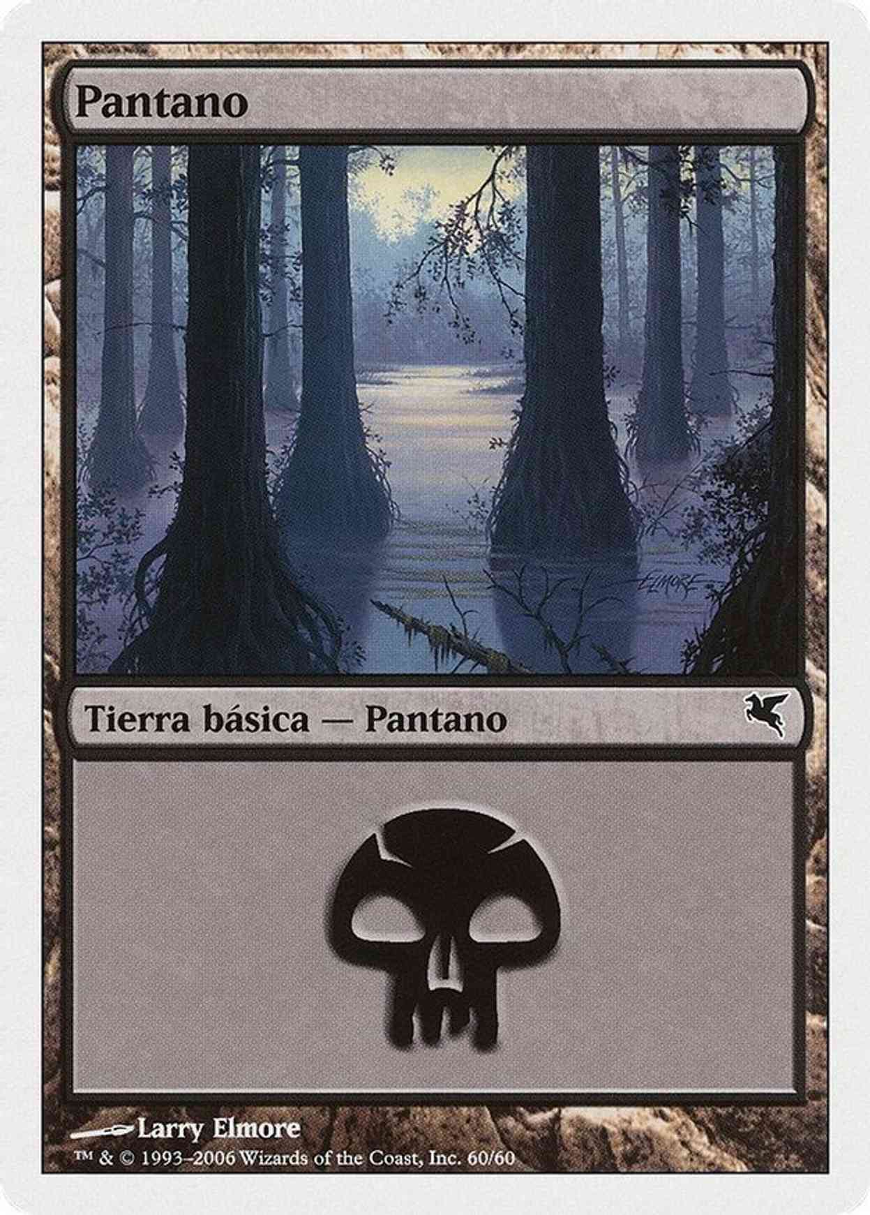 Swamp (Spanish) - "Pantano" (F60) magic card front