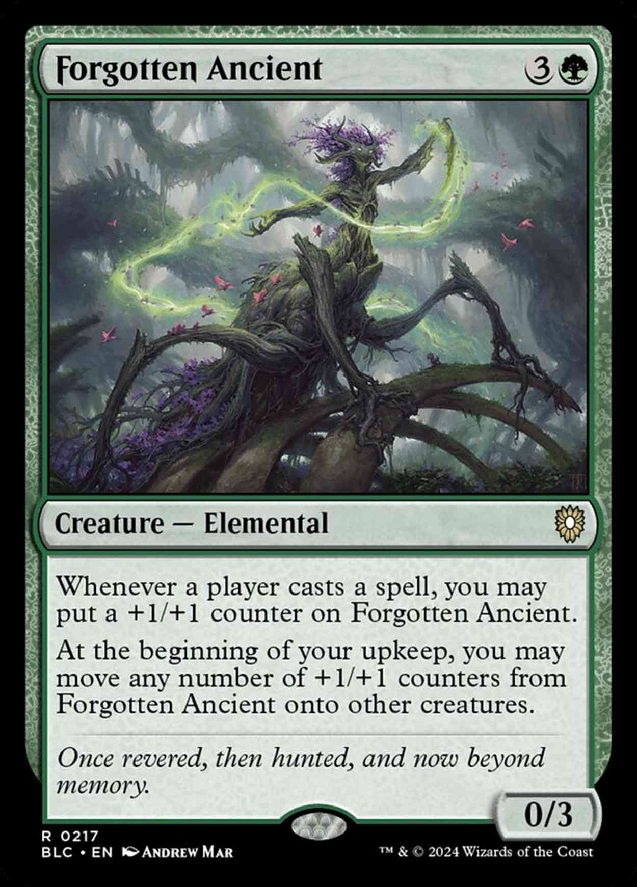 Forgotten Ancient magic card front