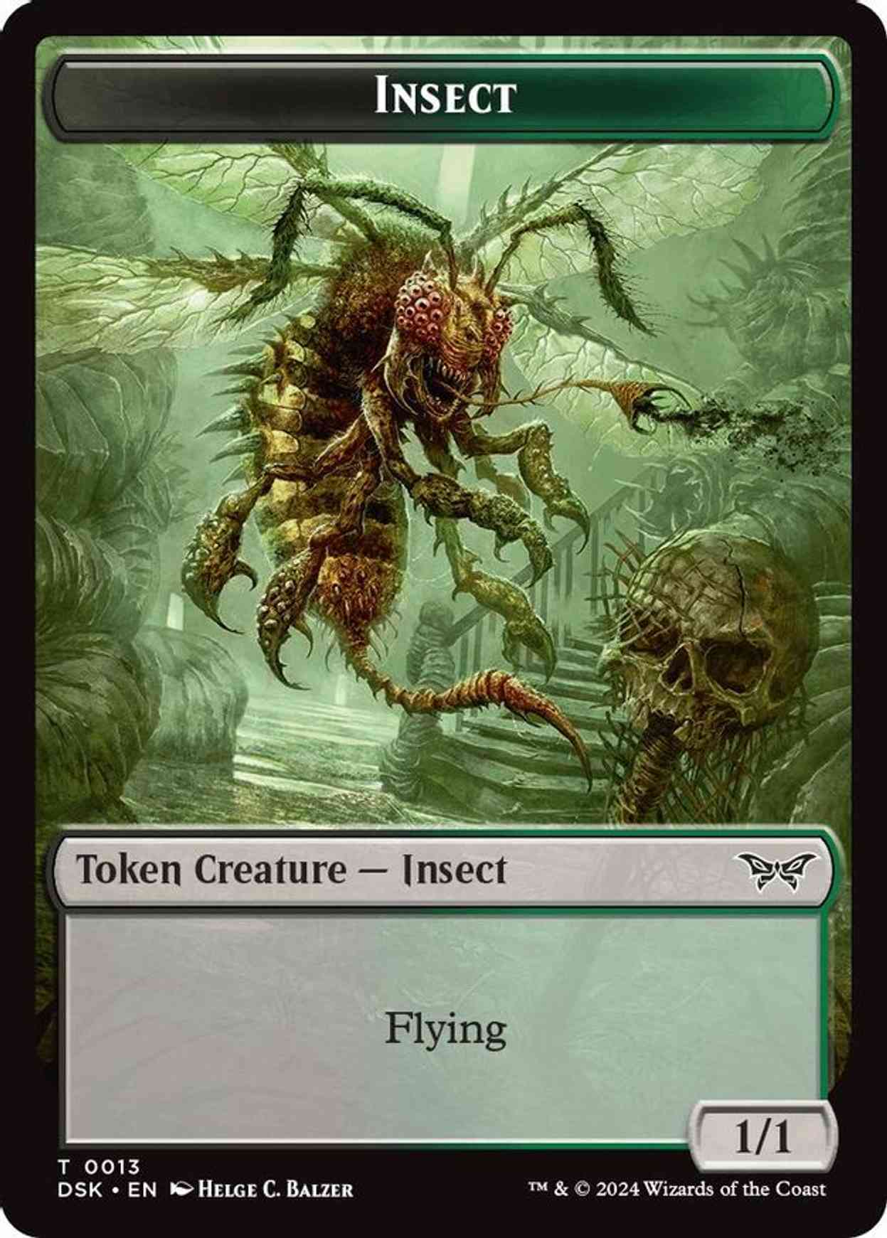 Insect (0013) Token magic card front