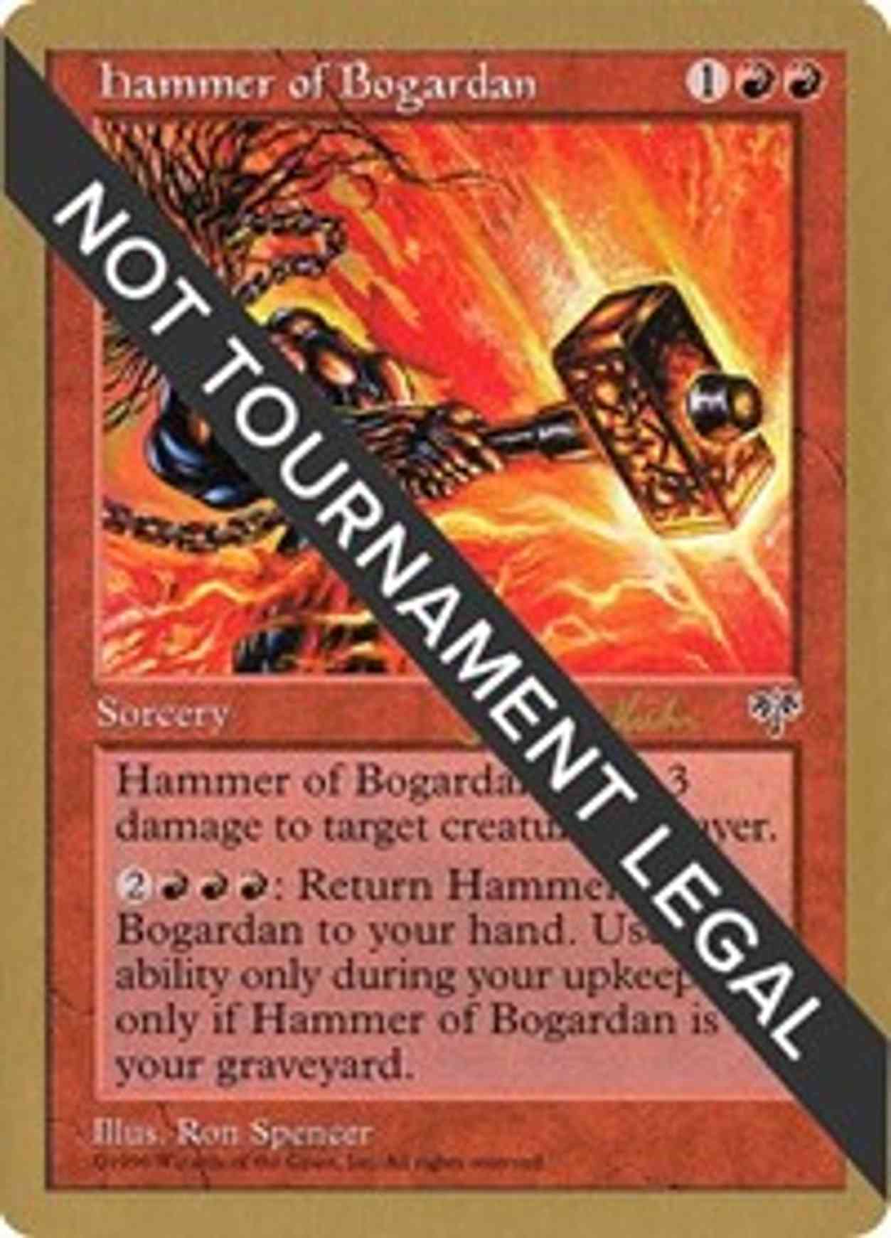 Hammer of Bogardan - 1997 Janosch Kuhn (MIR) magic card front
