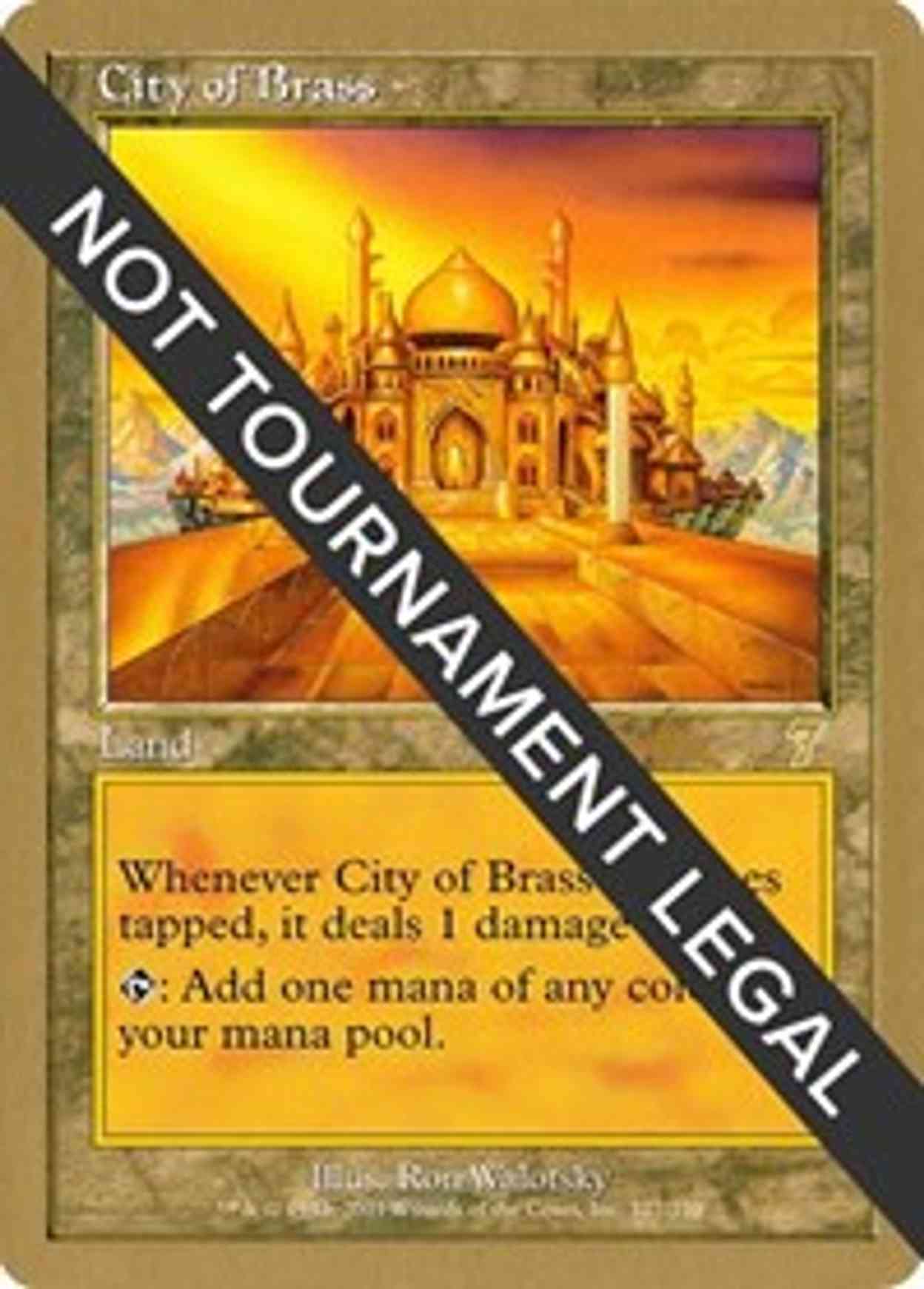 City of Brass - 2002 Brian Kibler (7ED) magic card front