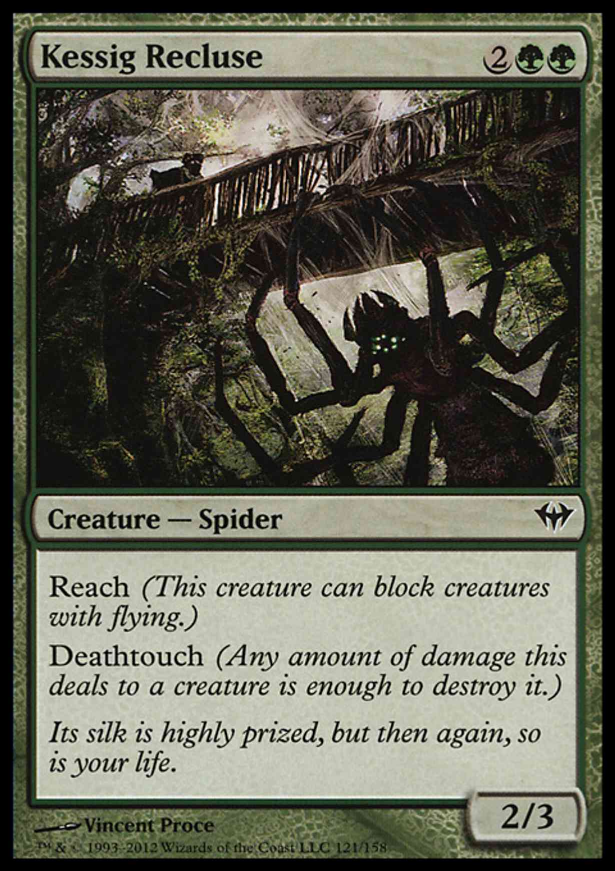 Kessig Recluse magic card front
