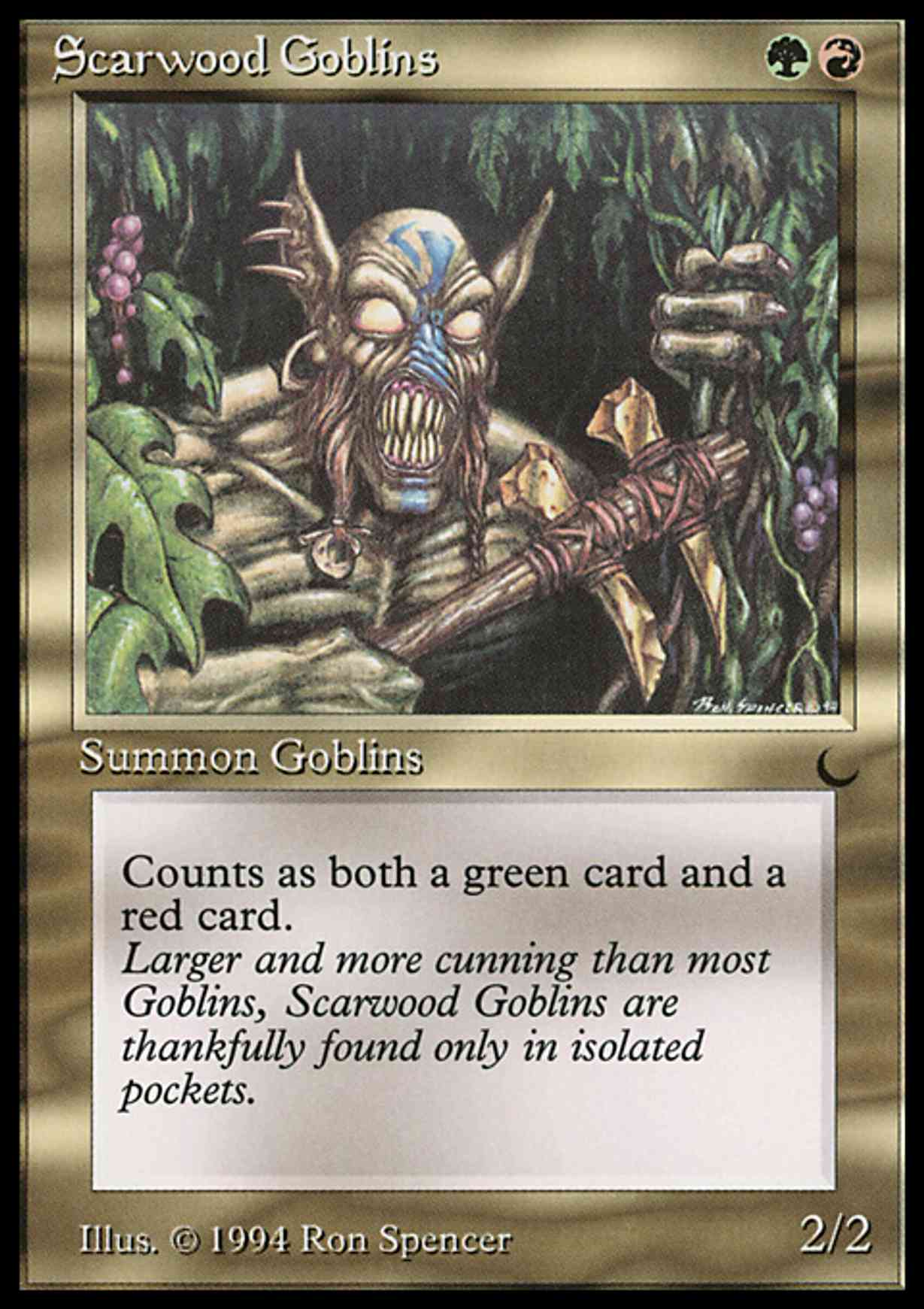 Scarwood Goblins magic card front