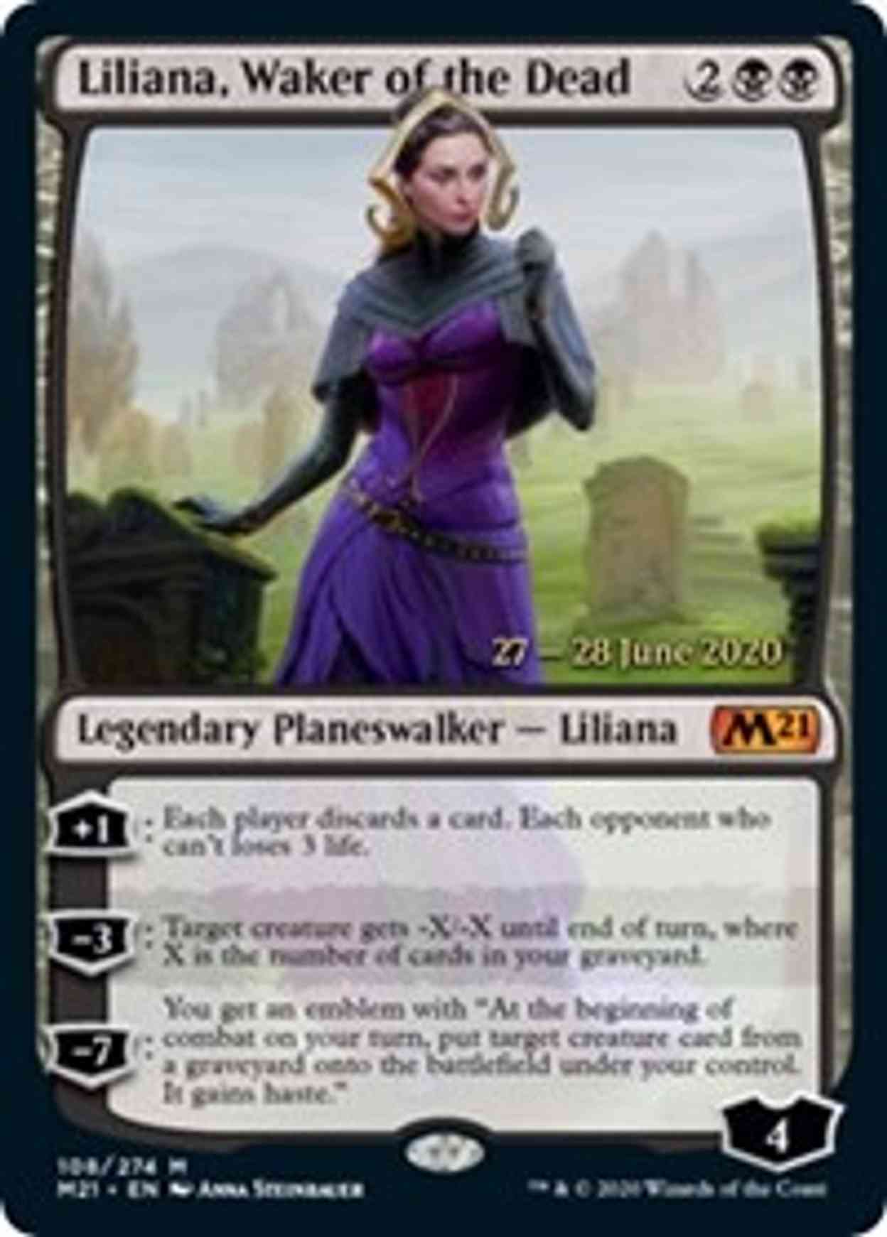 Liliana, Waker of the Dead magic card front