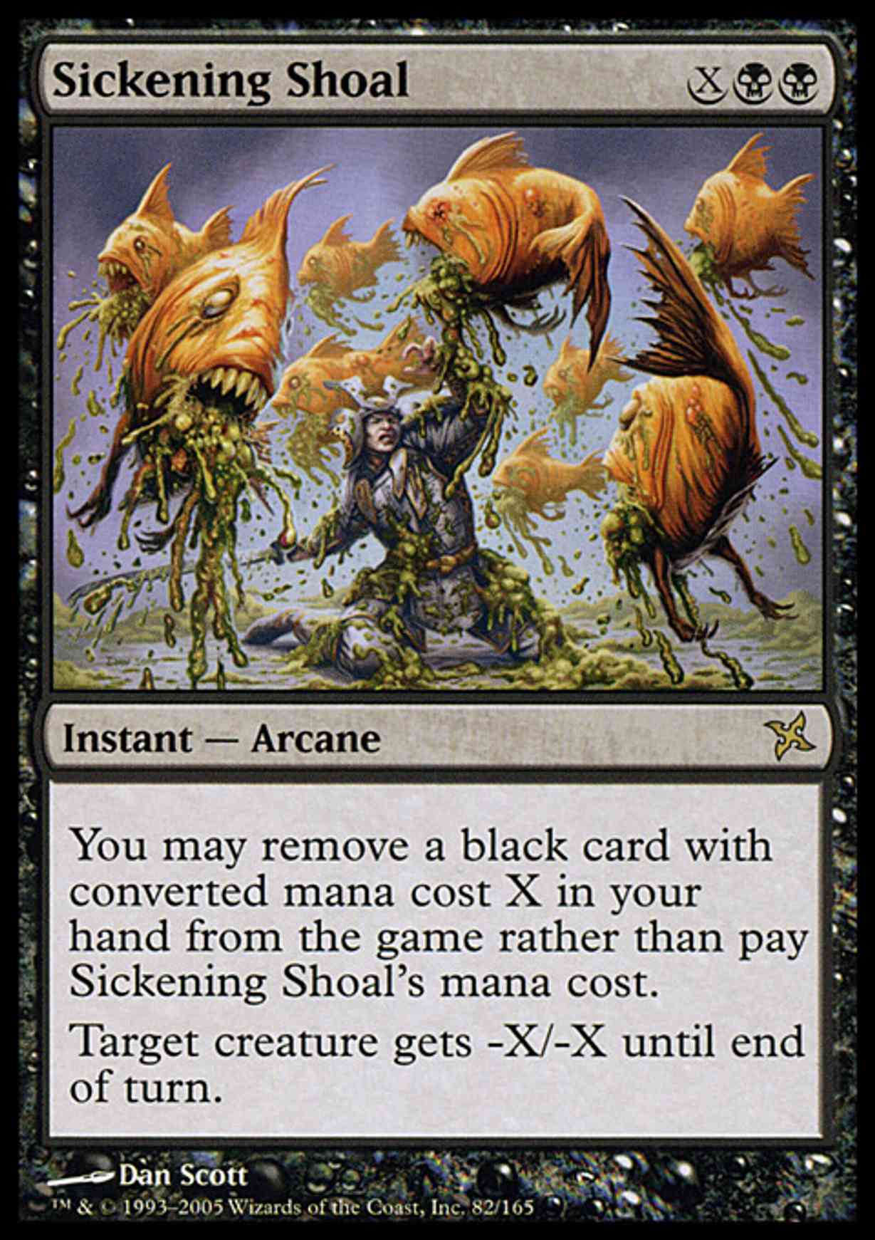 Sickening Shoal magic card front