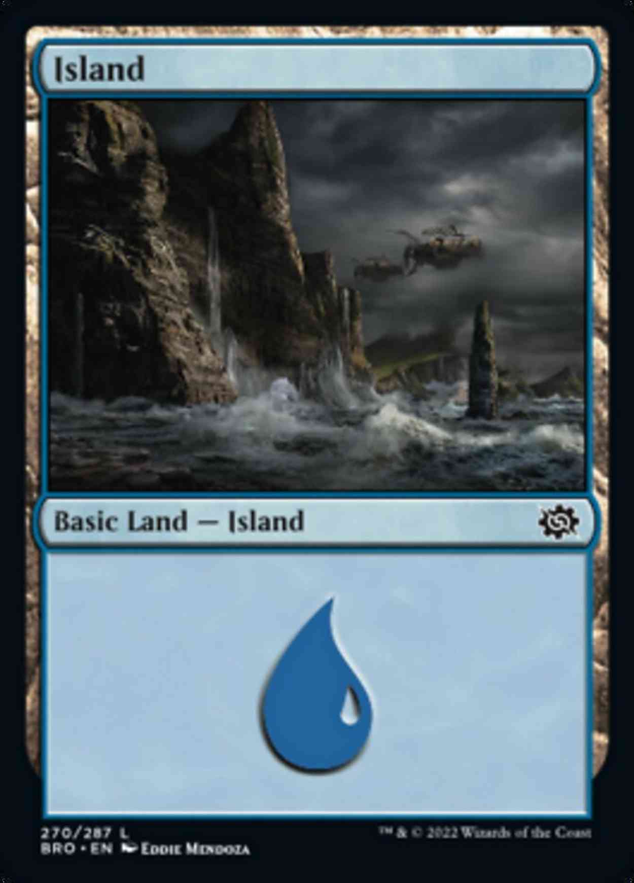 Island (270) magic card front