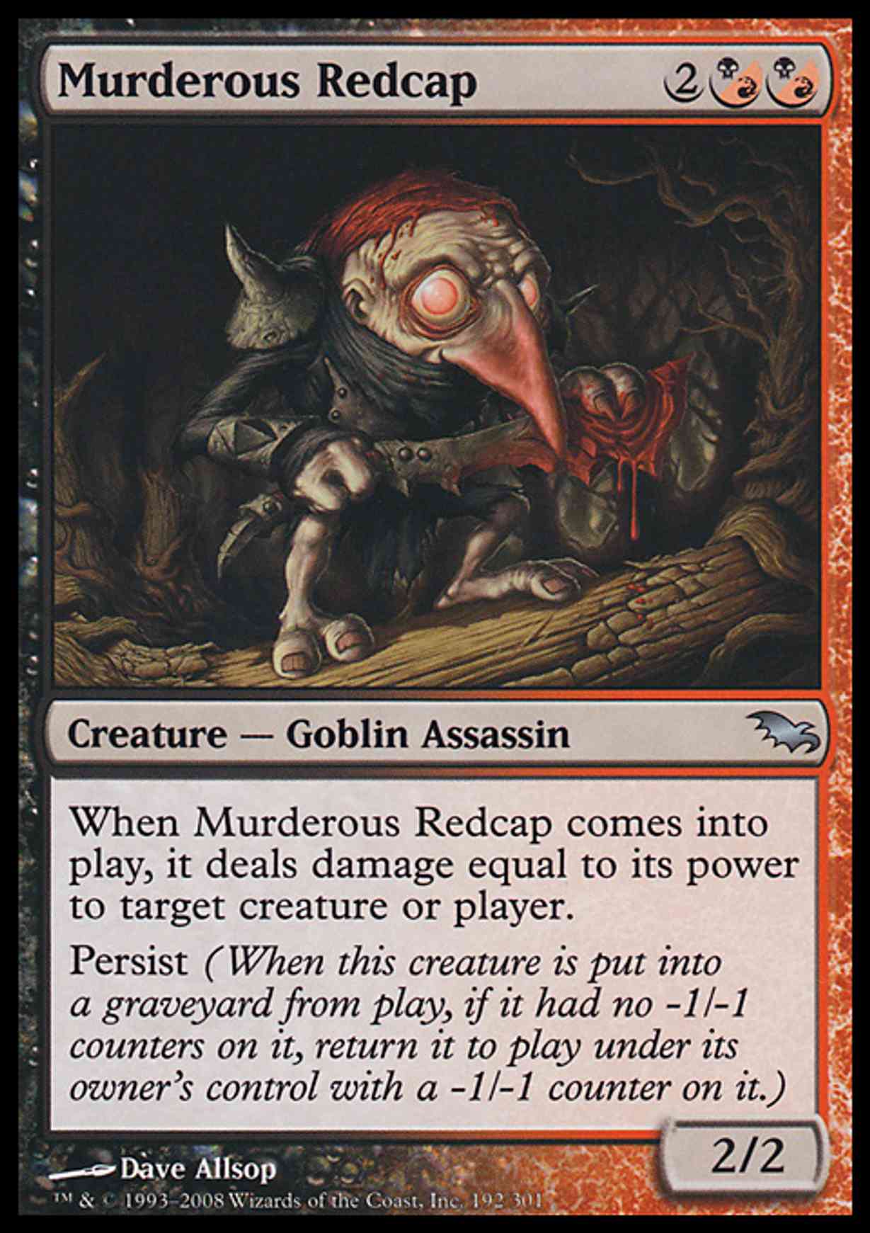 Murderous Redcap magic card front