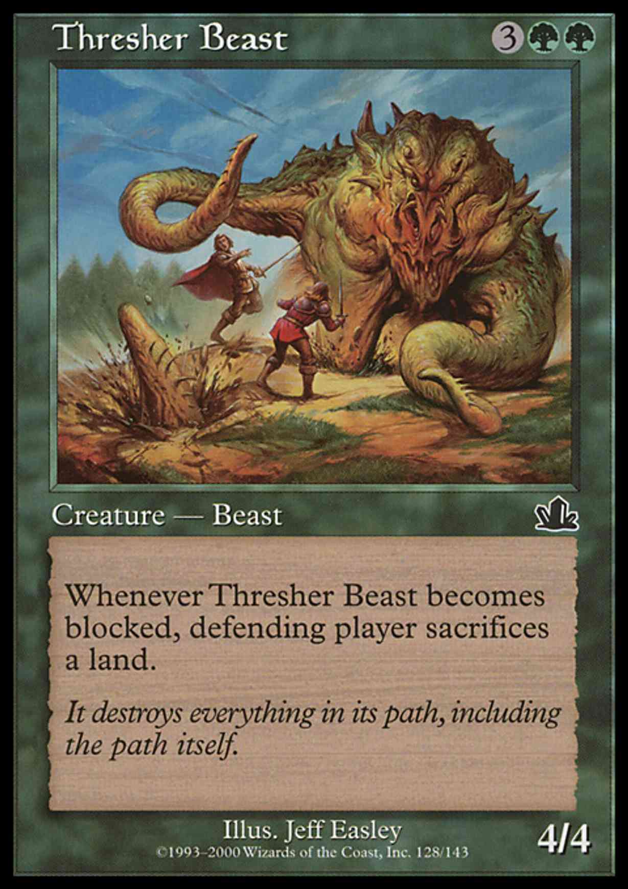 Thresher Beast magic card front