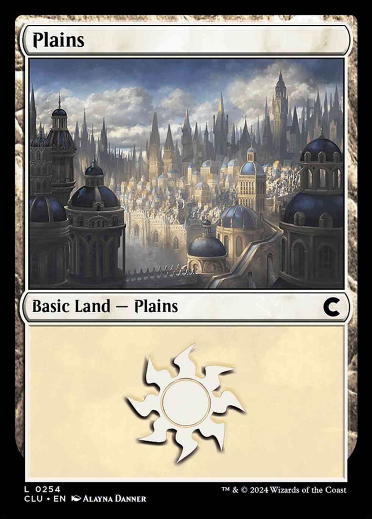 Plains (0254) magic card front
