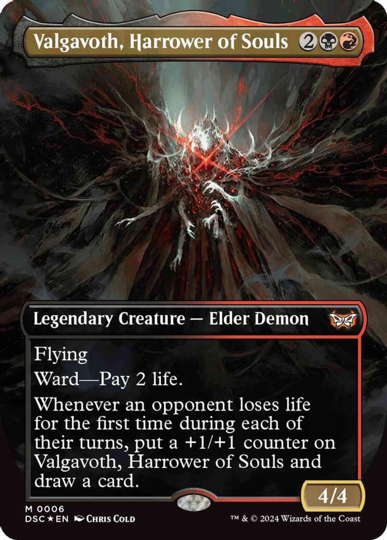 Valgavoth, Harrower of Souls (Borderless) magic card front