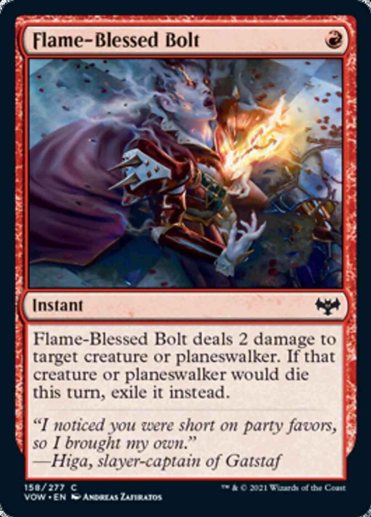 Flame-Blessed Bolt magic card front