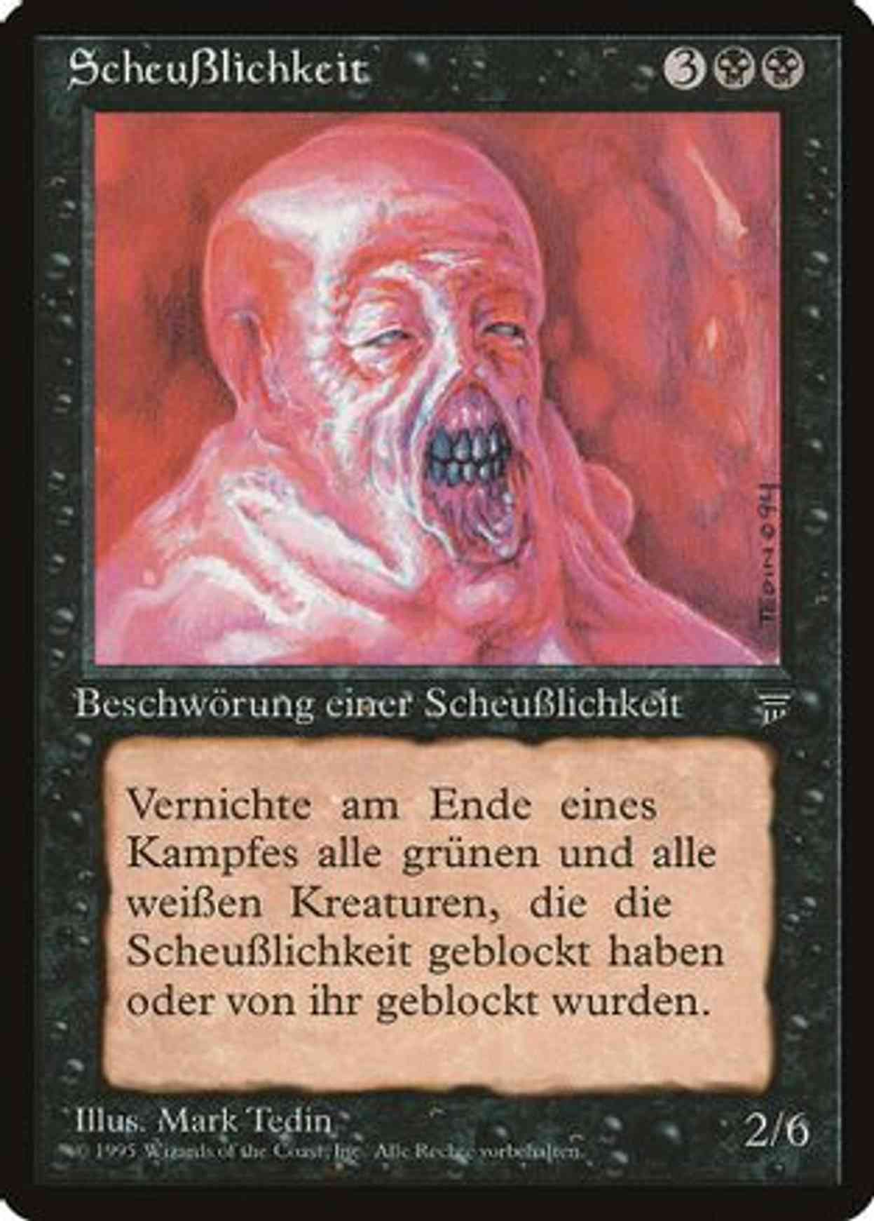 Abomination (German) - "ScheuBlichkeit" magic card front