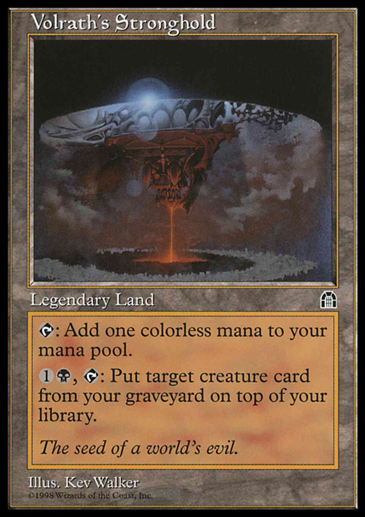 Volrath's Stronghold magic card front