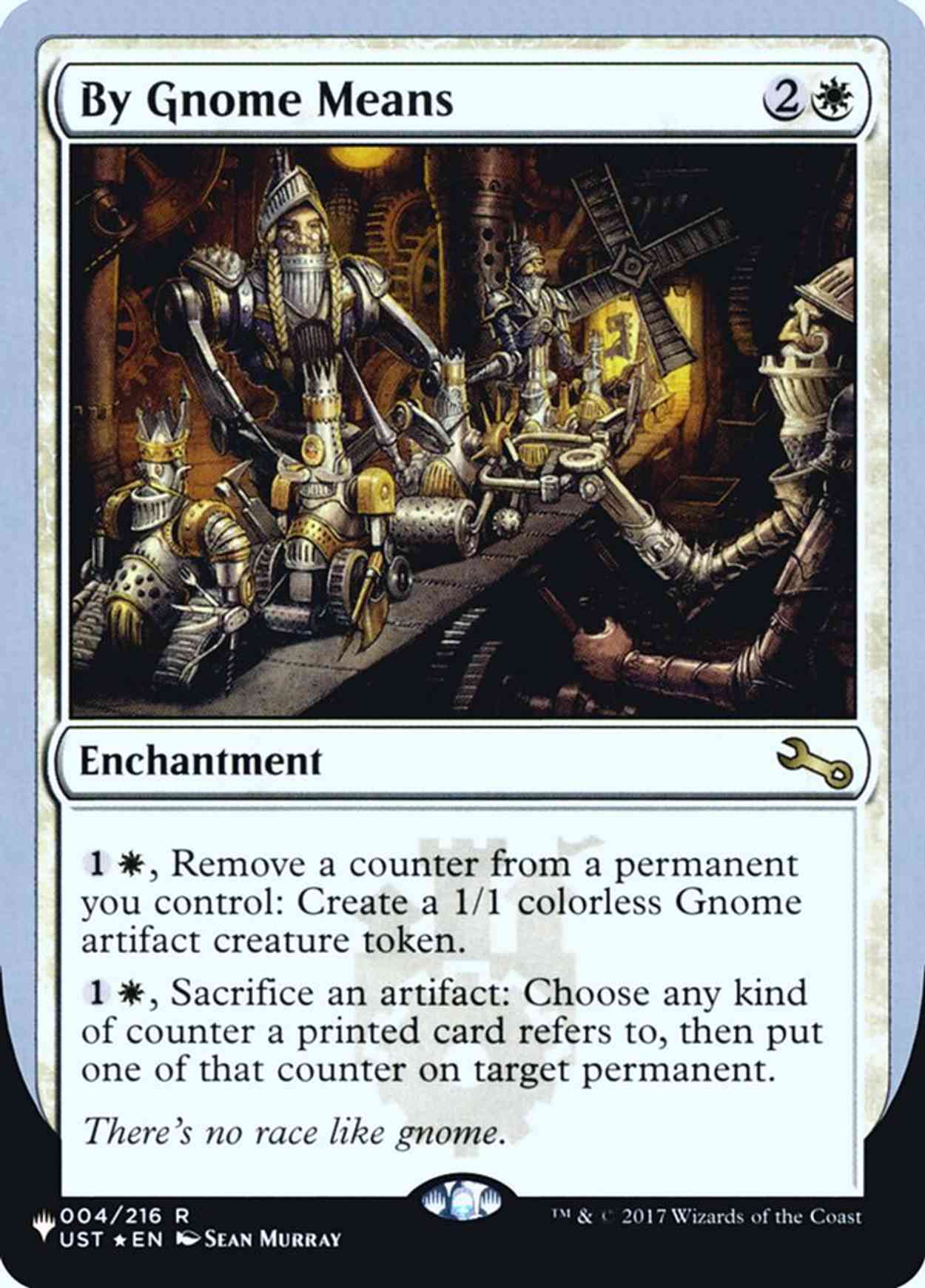 By Gnome Means magic card front