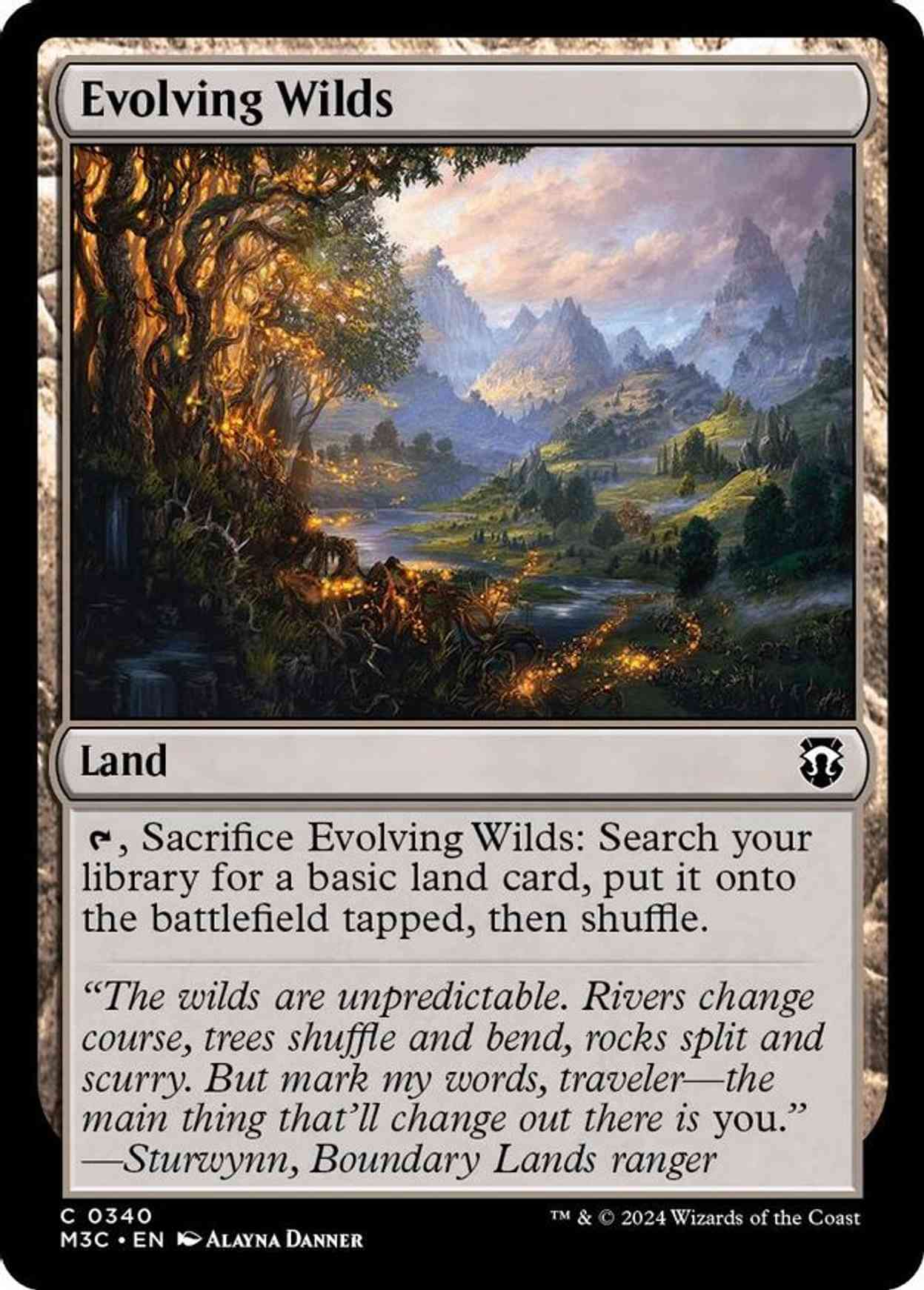 Evolving Wilds (Ripple Foil) magic card front