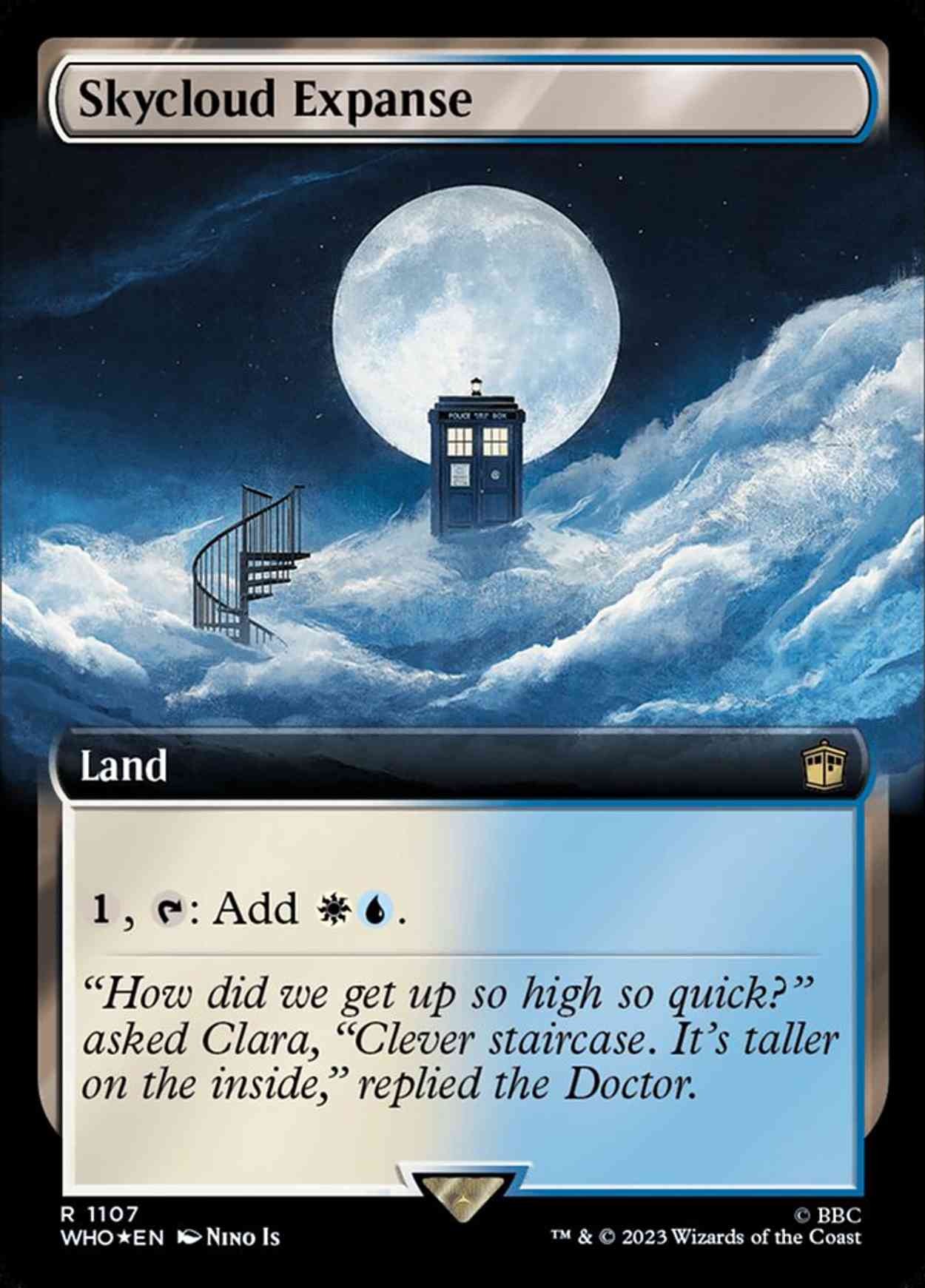 Skycloud Expanse (Extended Art) (Surge Foil) magic card front