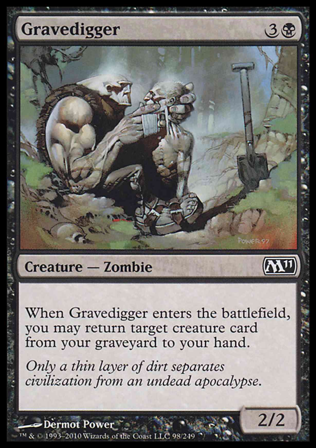 Gravedigger magic card front