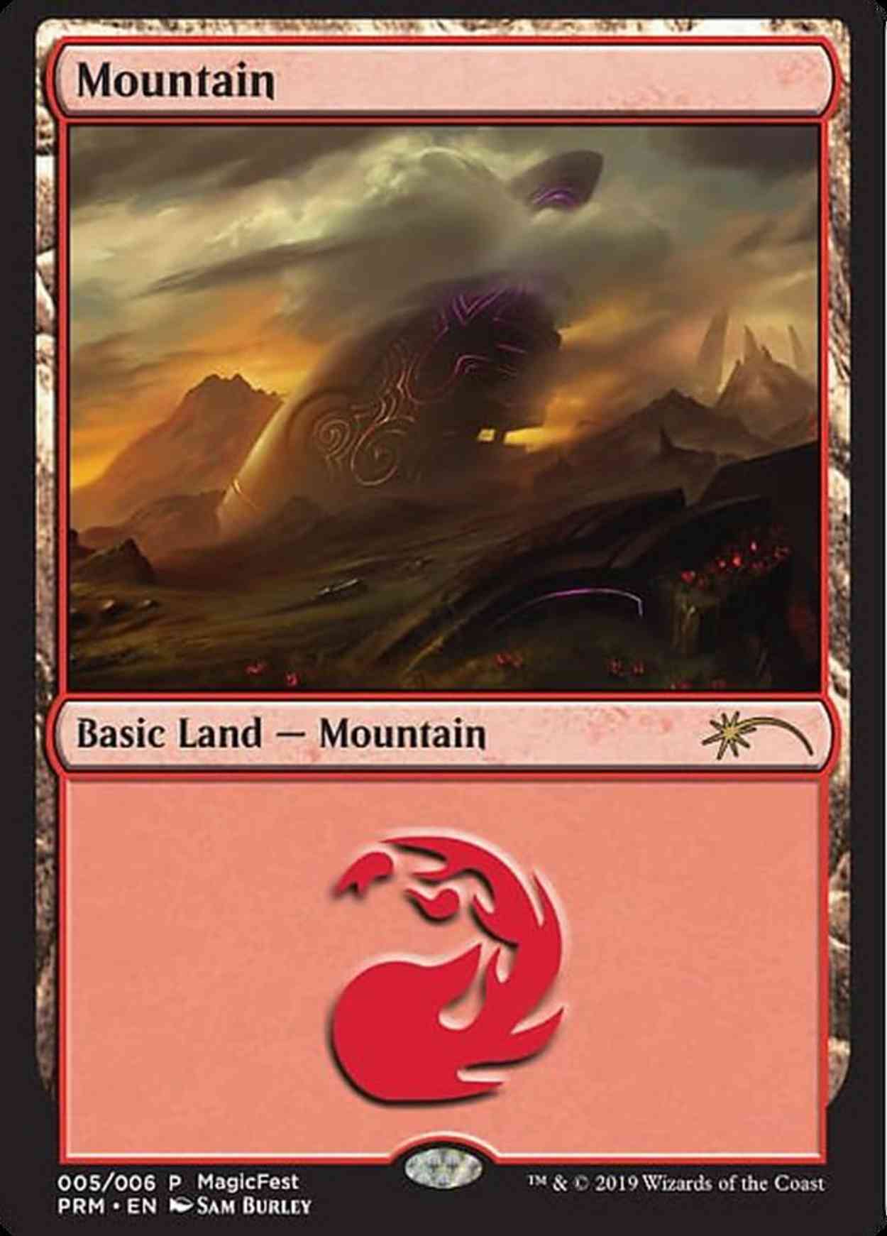 Mountain (2019) magic card front
