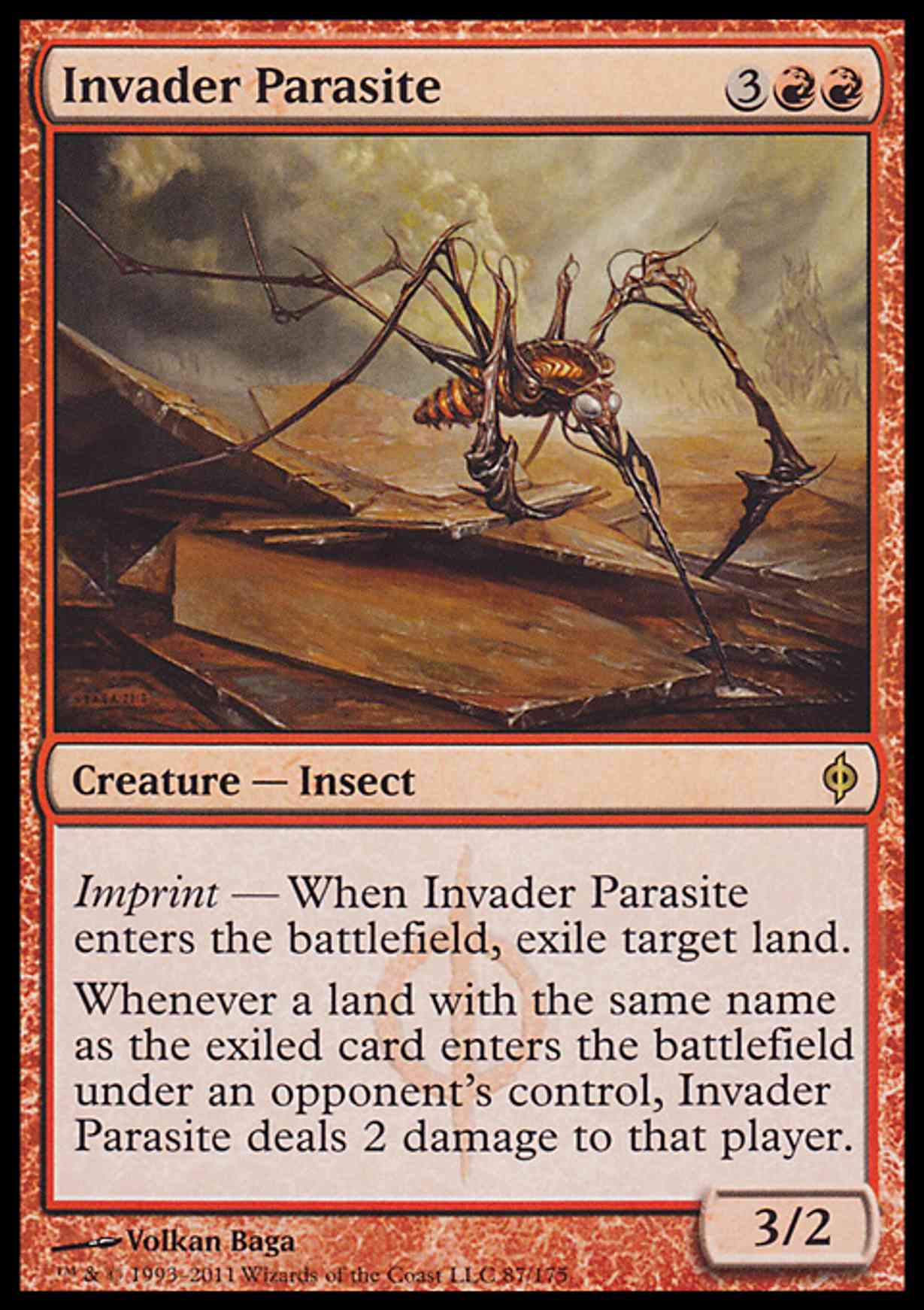 Invader Parasite magic card front