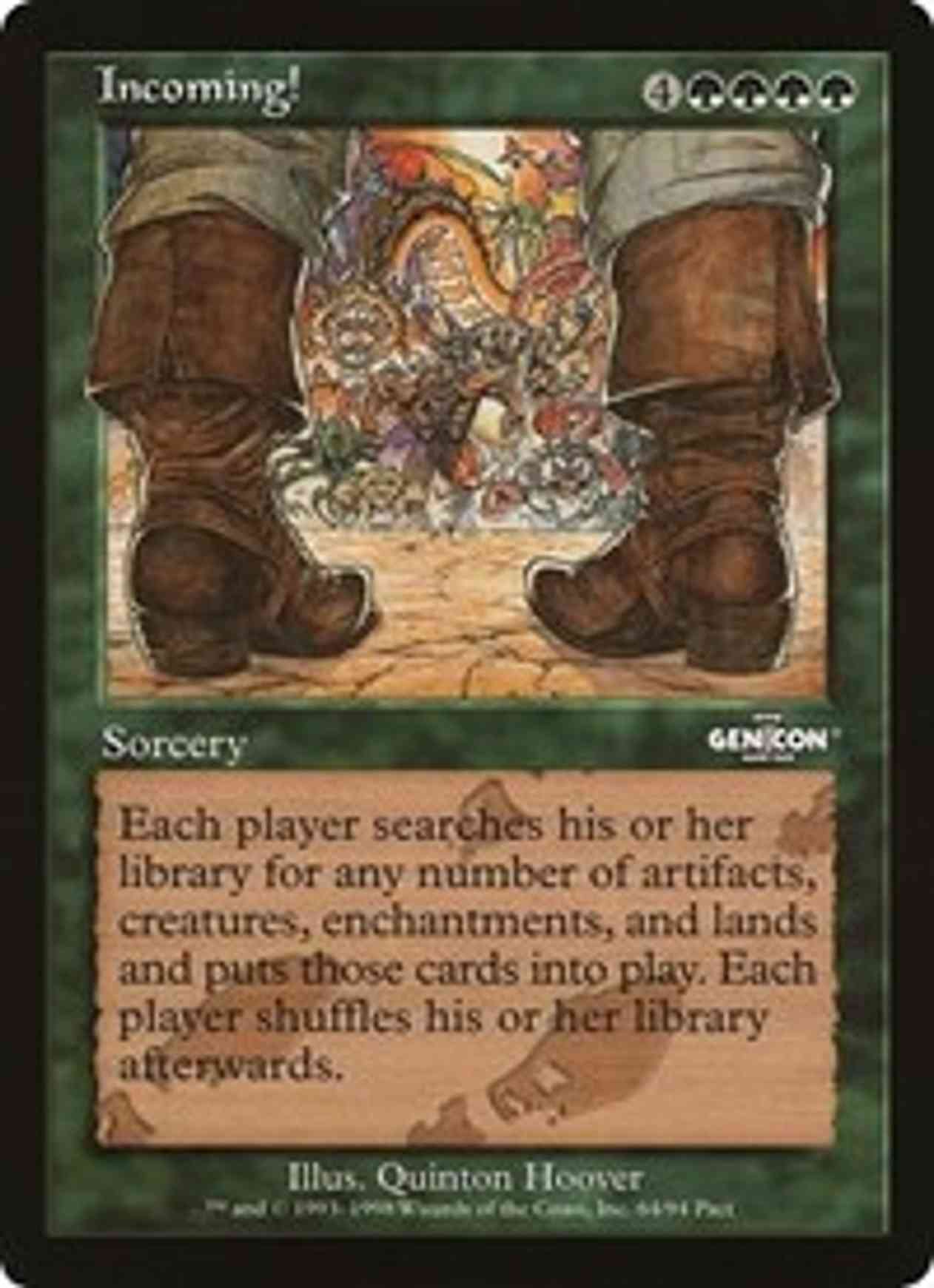 Incoming! (Oversized) magic card front