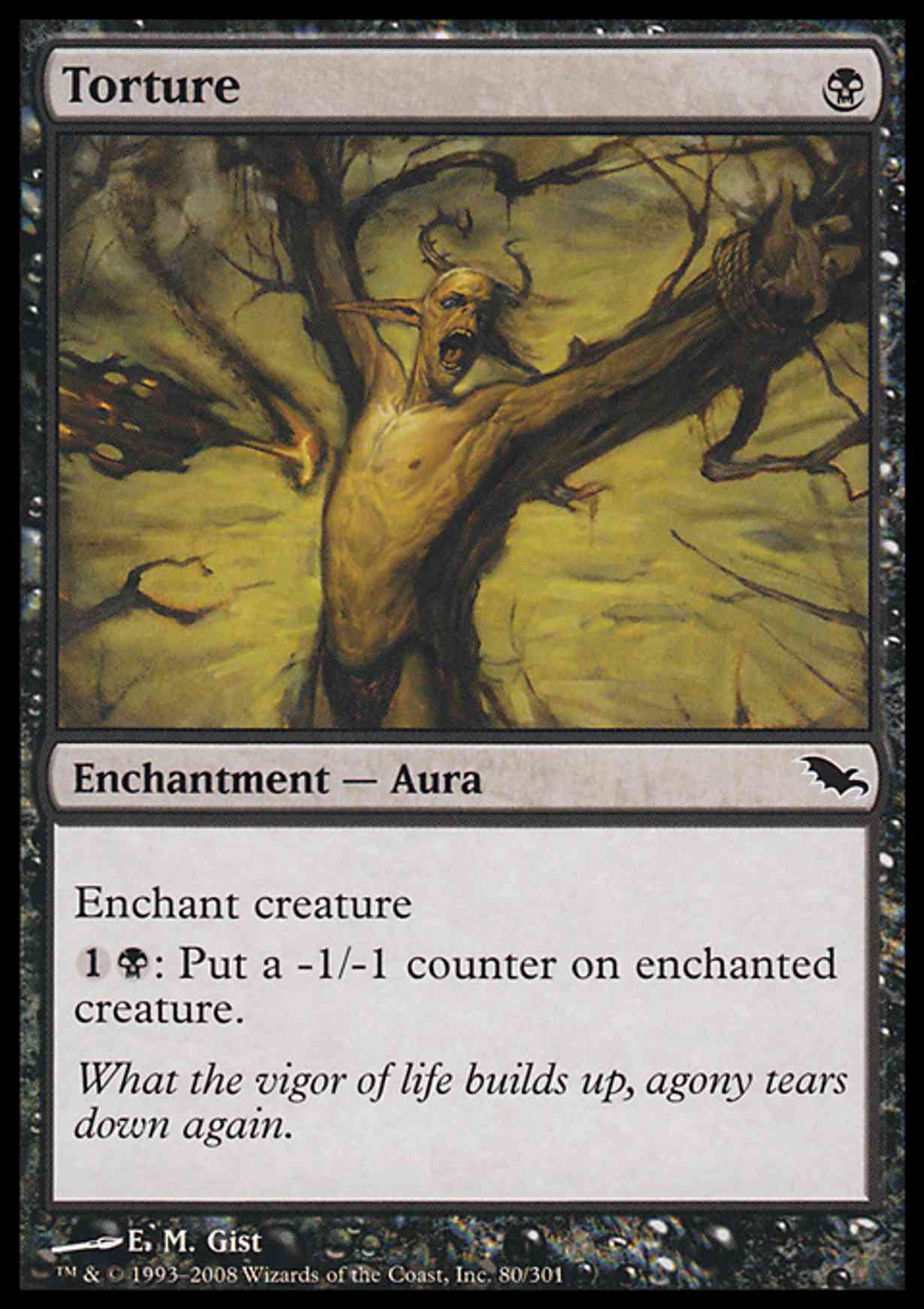 Torture magic card front