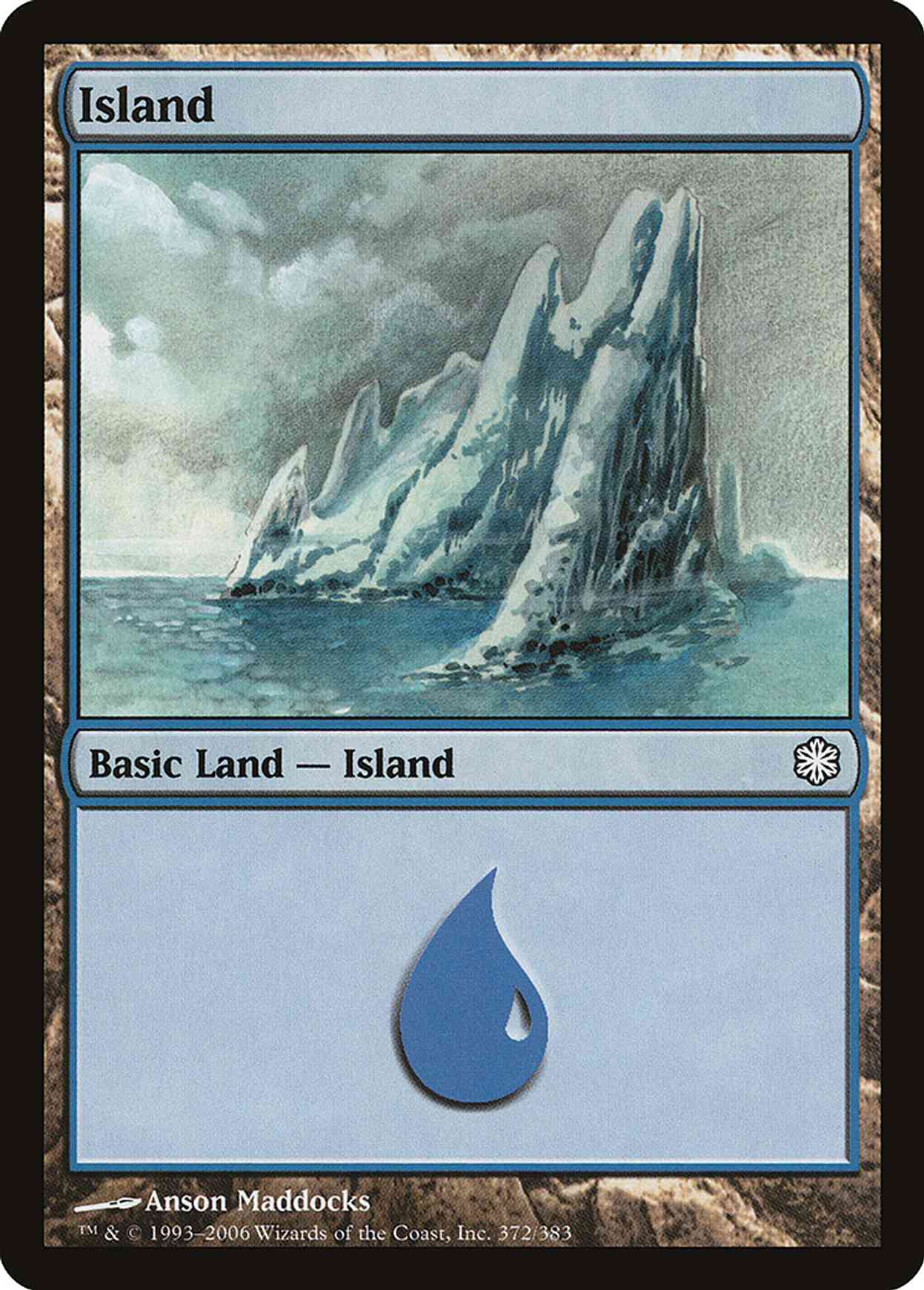 Island (372) magic card front