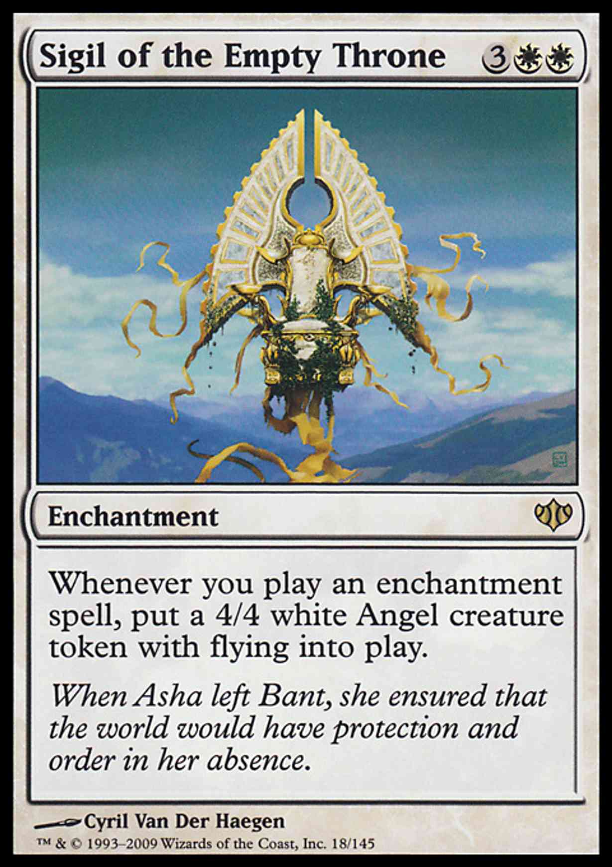 Sigil of the Empty Throne magic card front