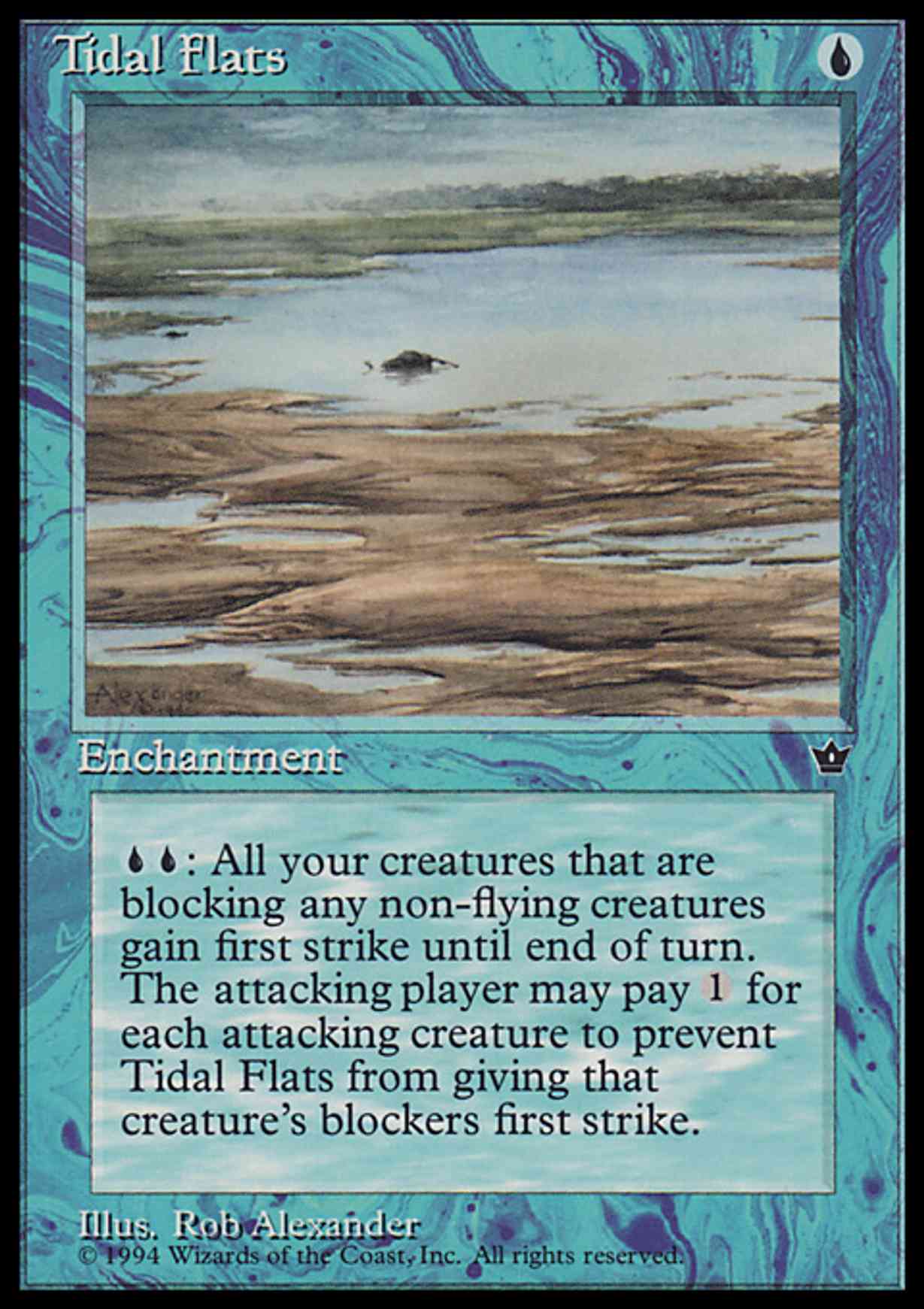 Tidal Flats magic card front
