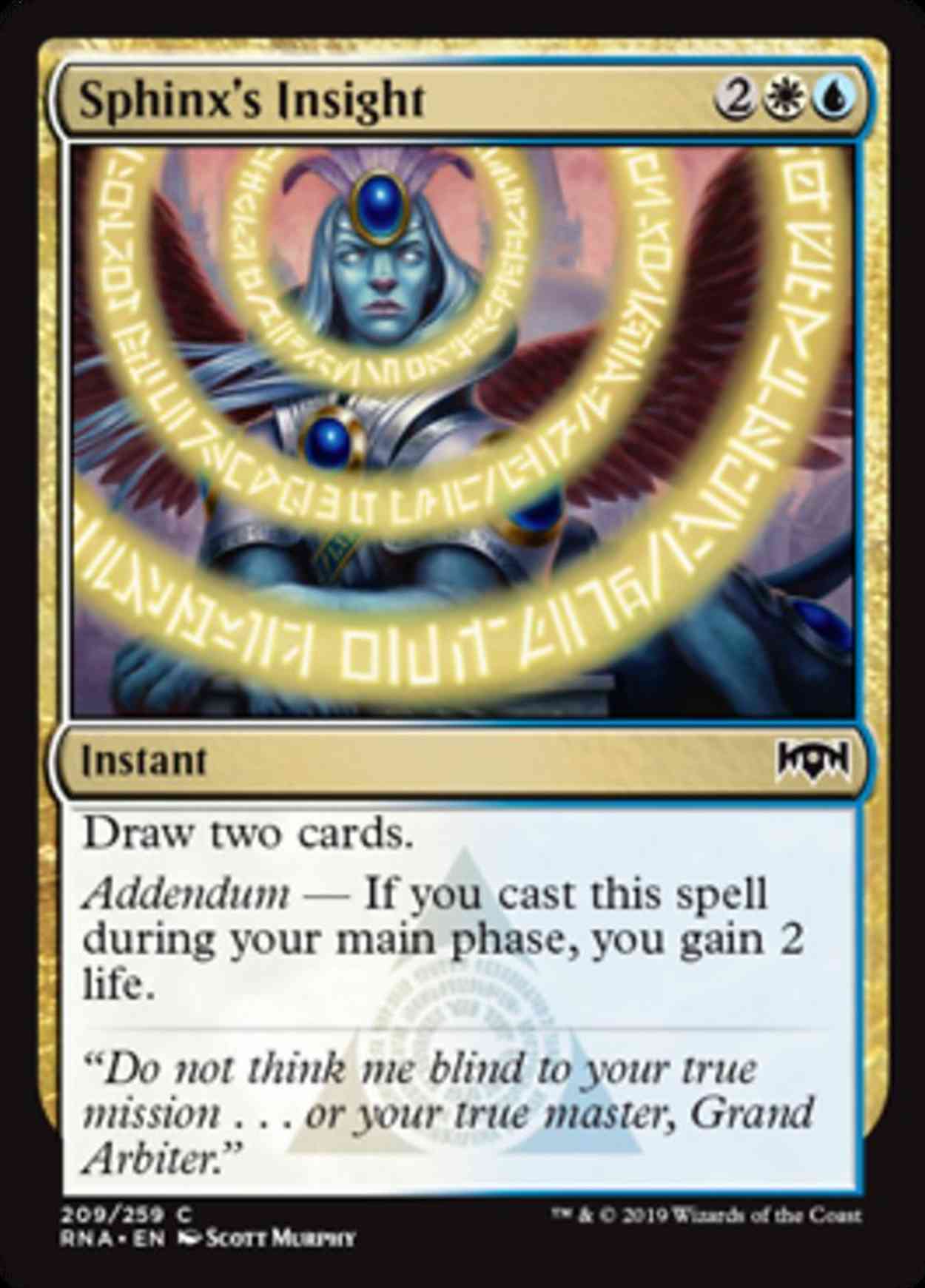 Sphinx's Insight magic card front