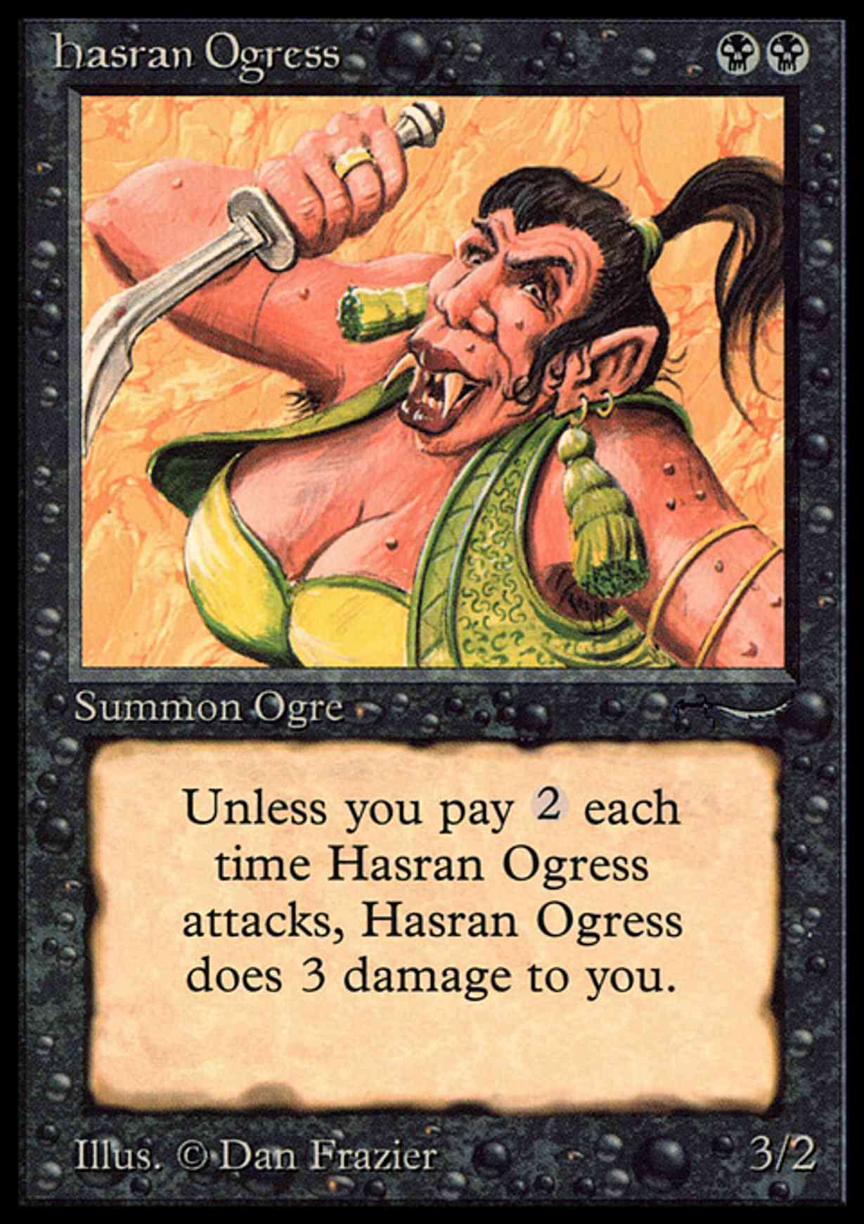 Hasran Ogress (Light) magic card front