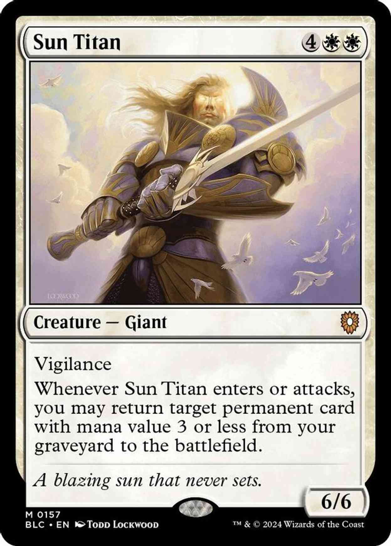 Sun Titan magic card front