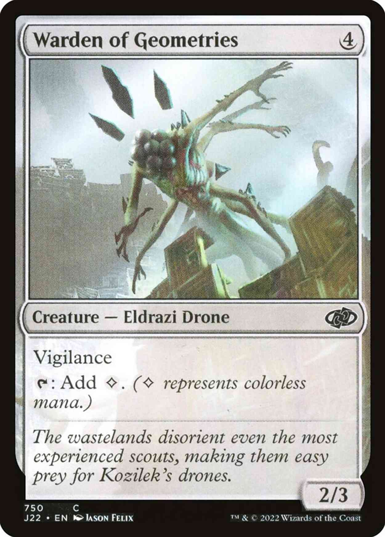 Warden of Geometries magic card front